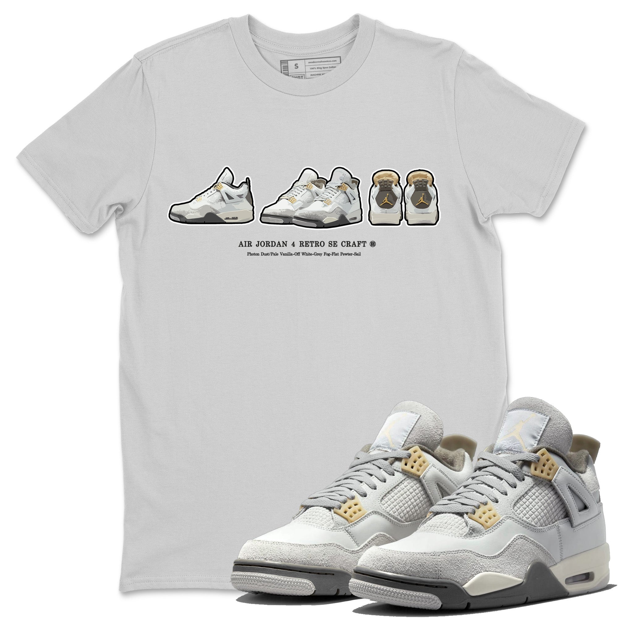 snkmatch Prelude Unisex Tops - Air Jordan 4 Craft