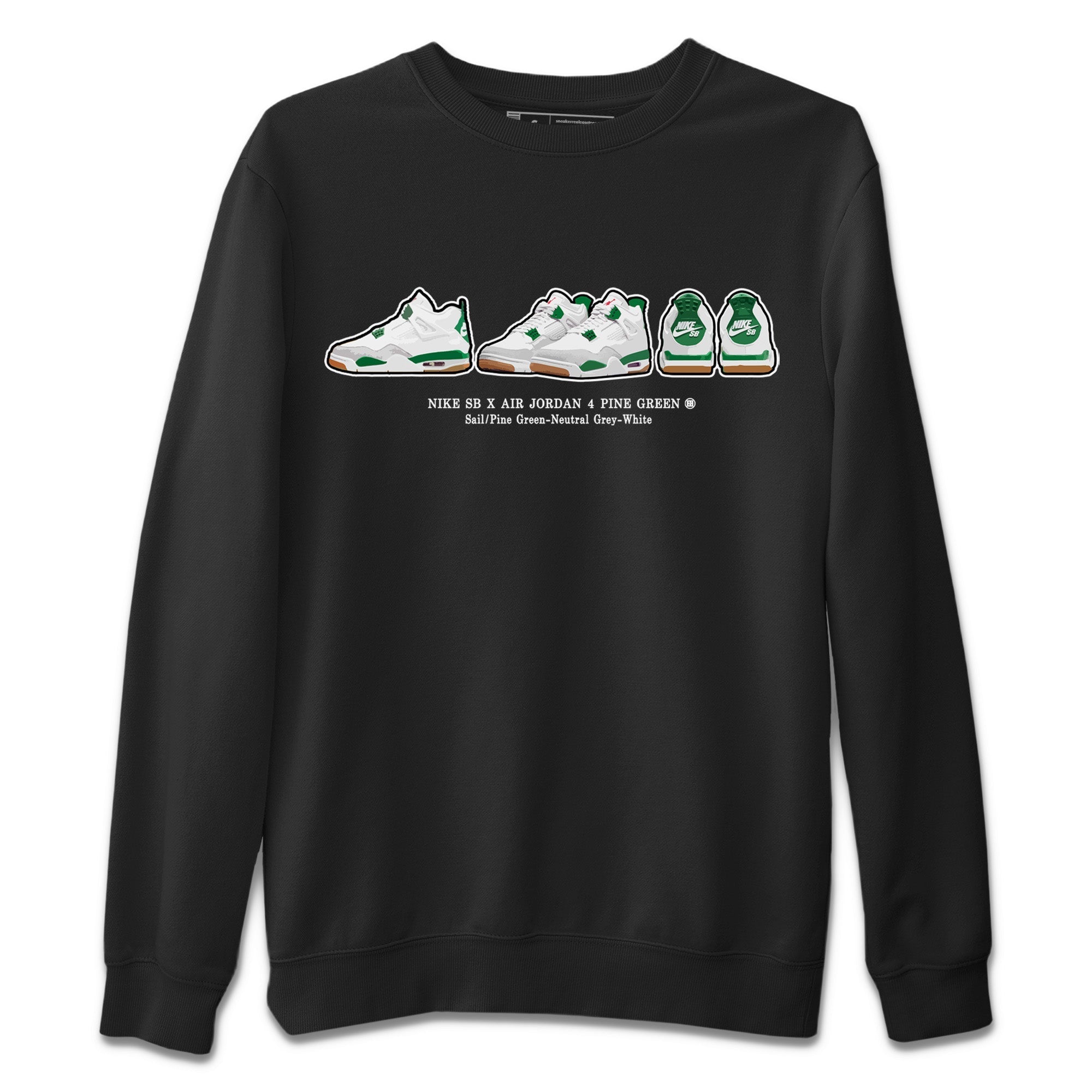 snkmatch Prelude Unisex Tops - Air Jordan 4 Pine Green SB