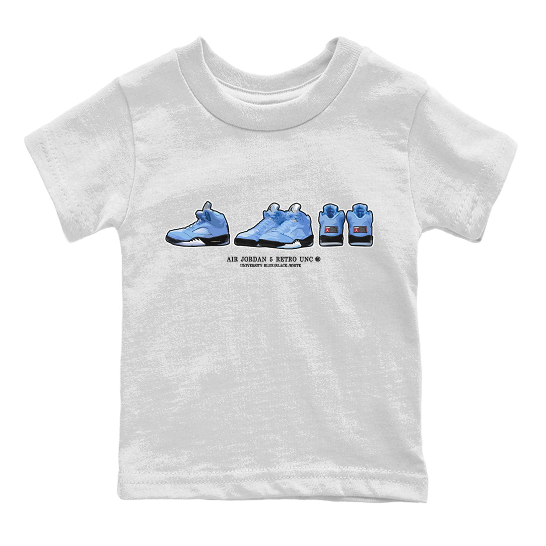snkmatch Prelude Kids Tops - Air Jordan 5 UNC