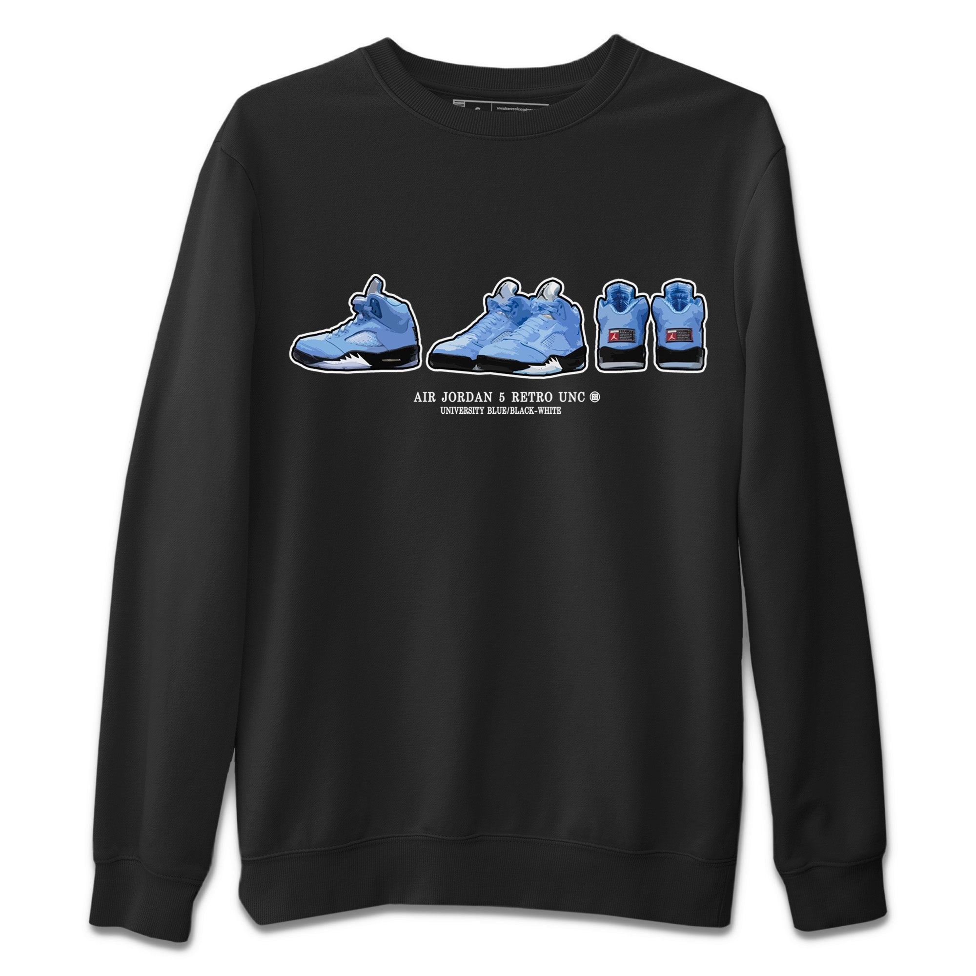 snkmatch Prelude Unisex Tops - Air Jordan 5 UNC