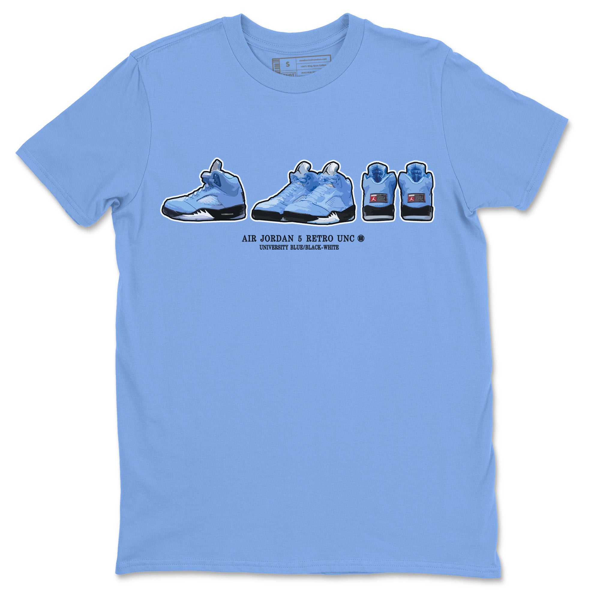 snkmatch Prelude Unisex Tops - Air Jordan 5 UNC