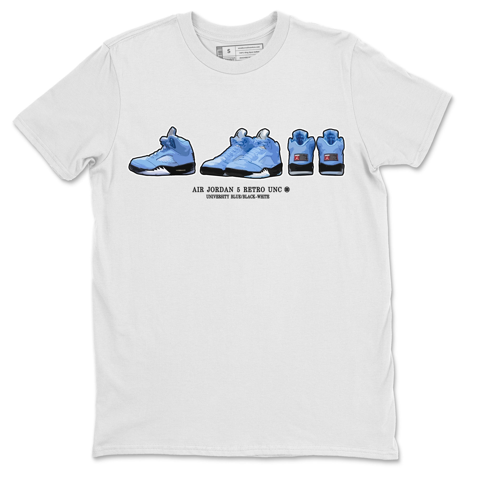 snkmatch Prelude Unisex Tops - Air Jordan 5 UNC