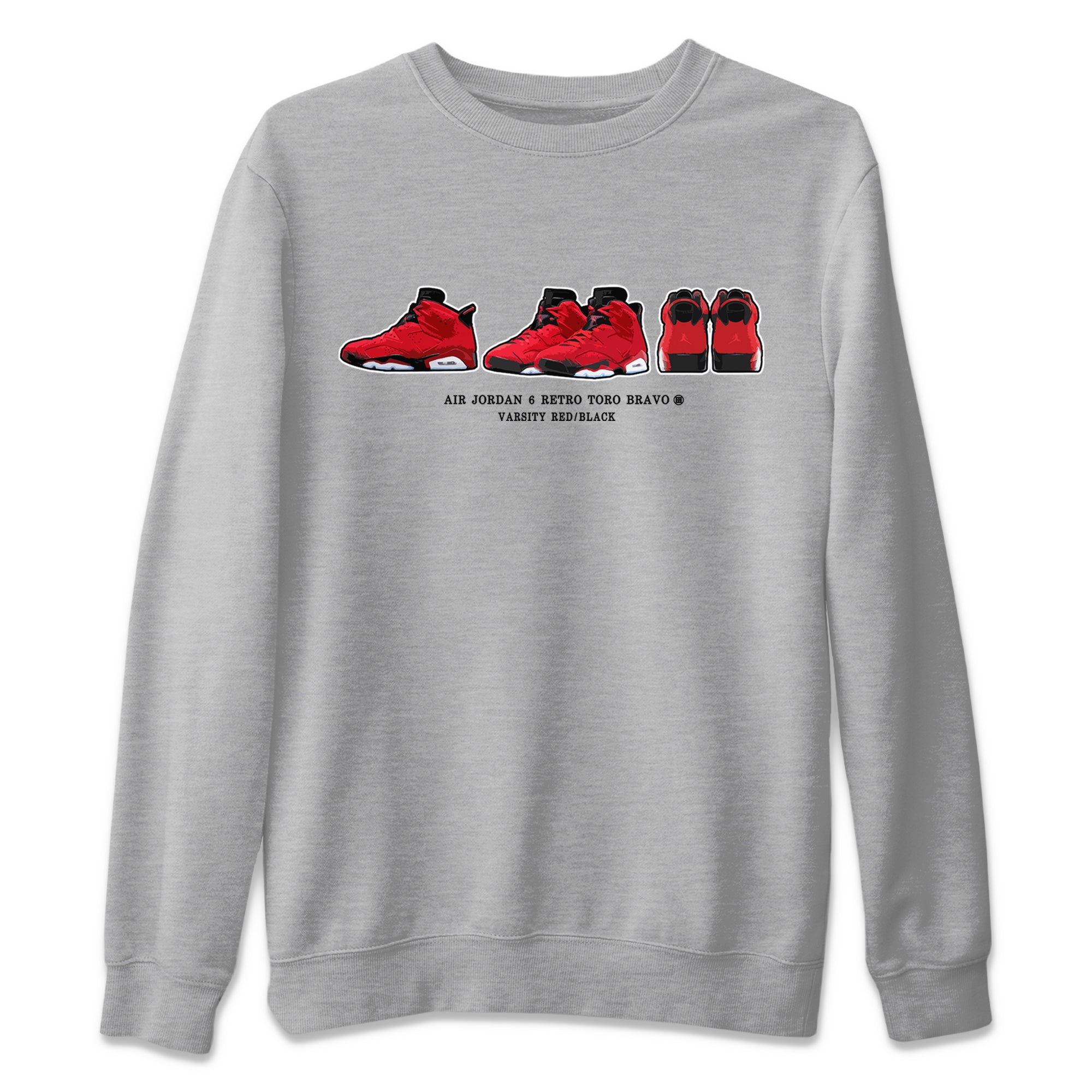 snkmatch Prelude Unisex Tops - Air Jordan 6 Toro Bravo