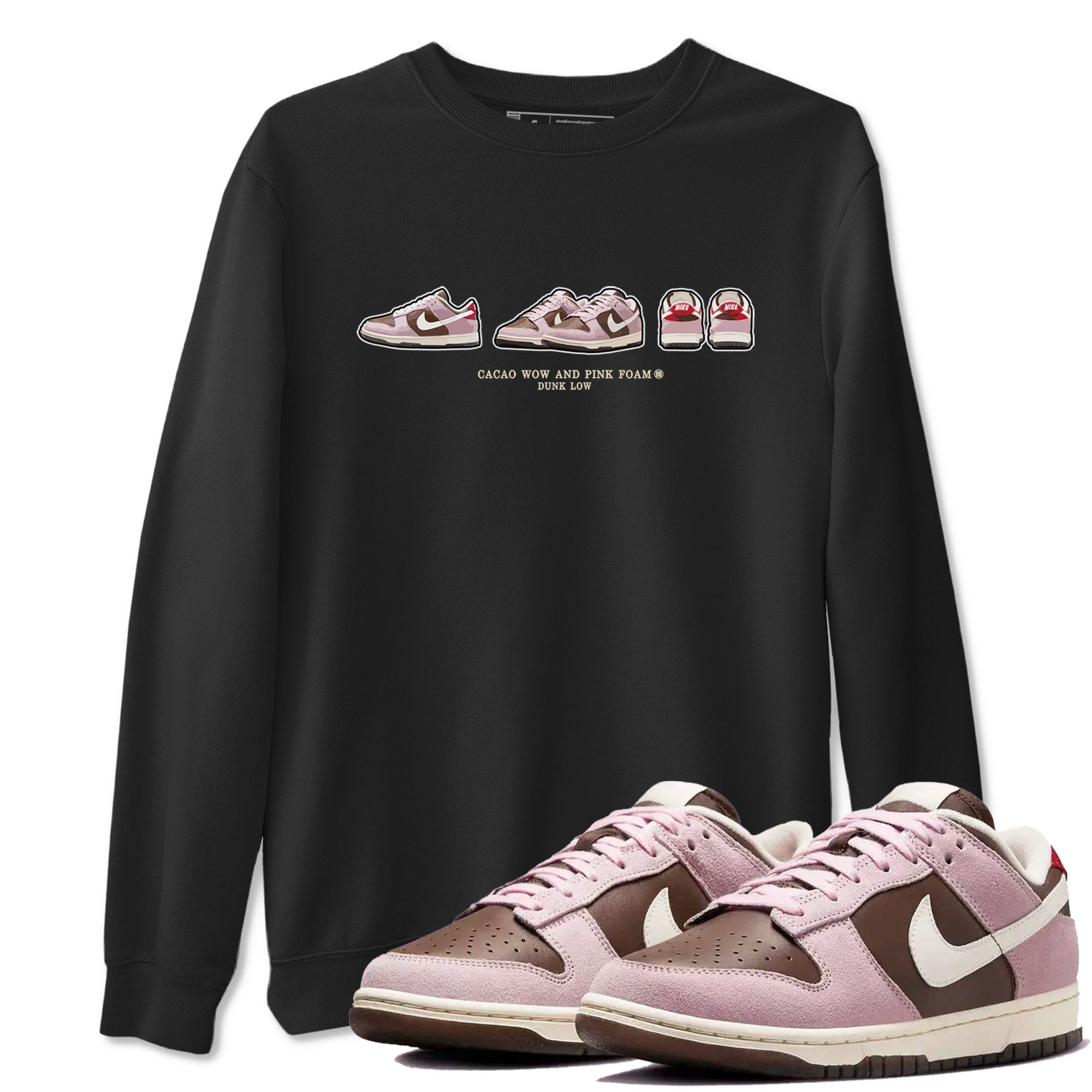 snkmatch Prelude snkmatch Tees - Dunk Cacao Wow And Pink Foam