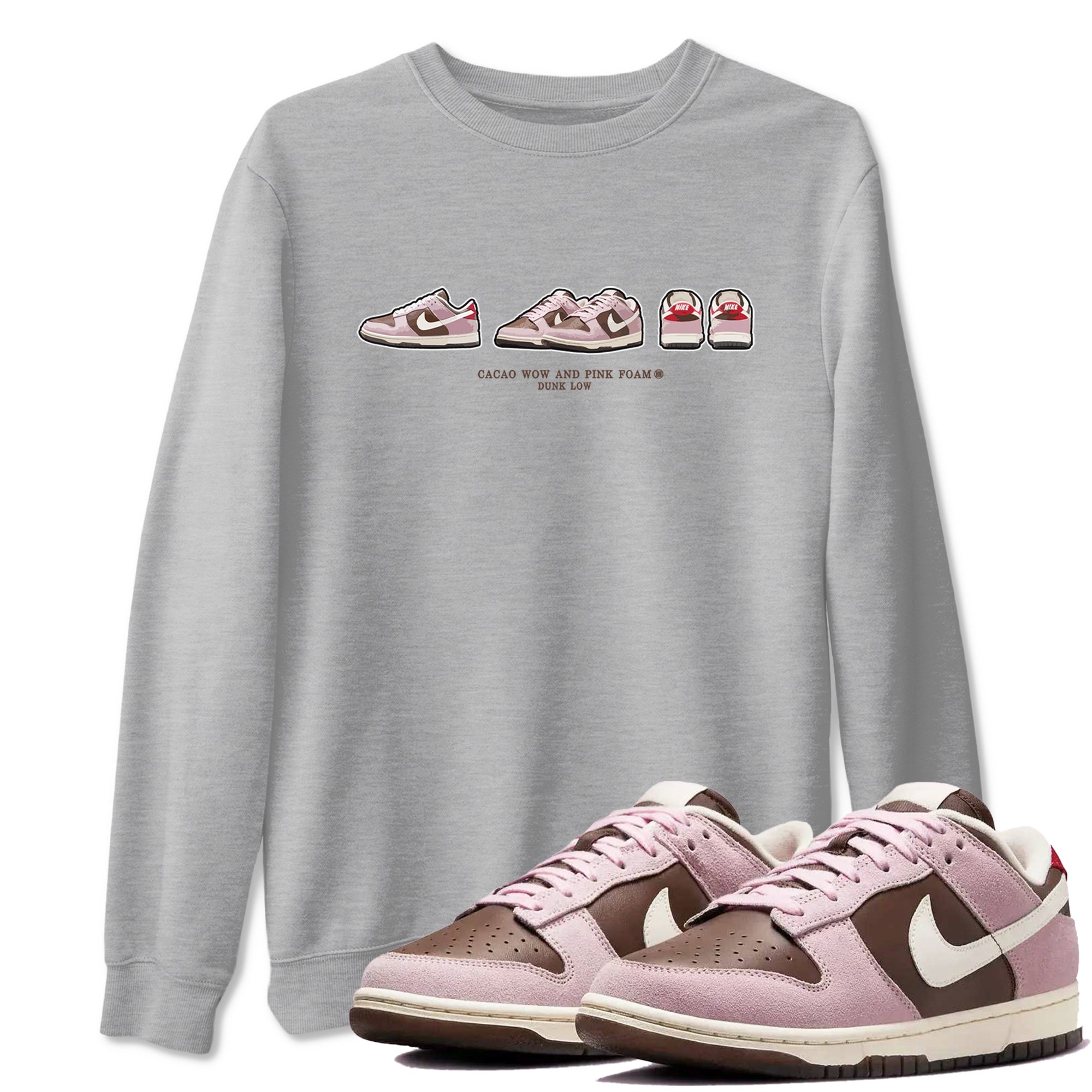 snkmatch Prelude snkmatch Tees - Dunk Cacao Wow And Pink Foam