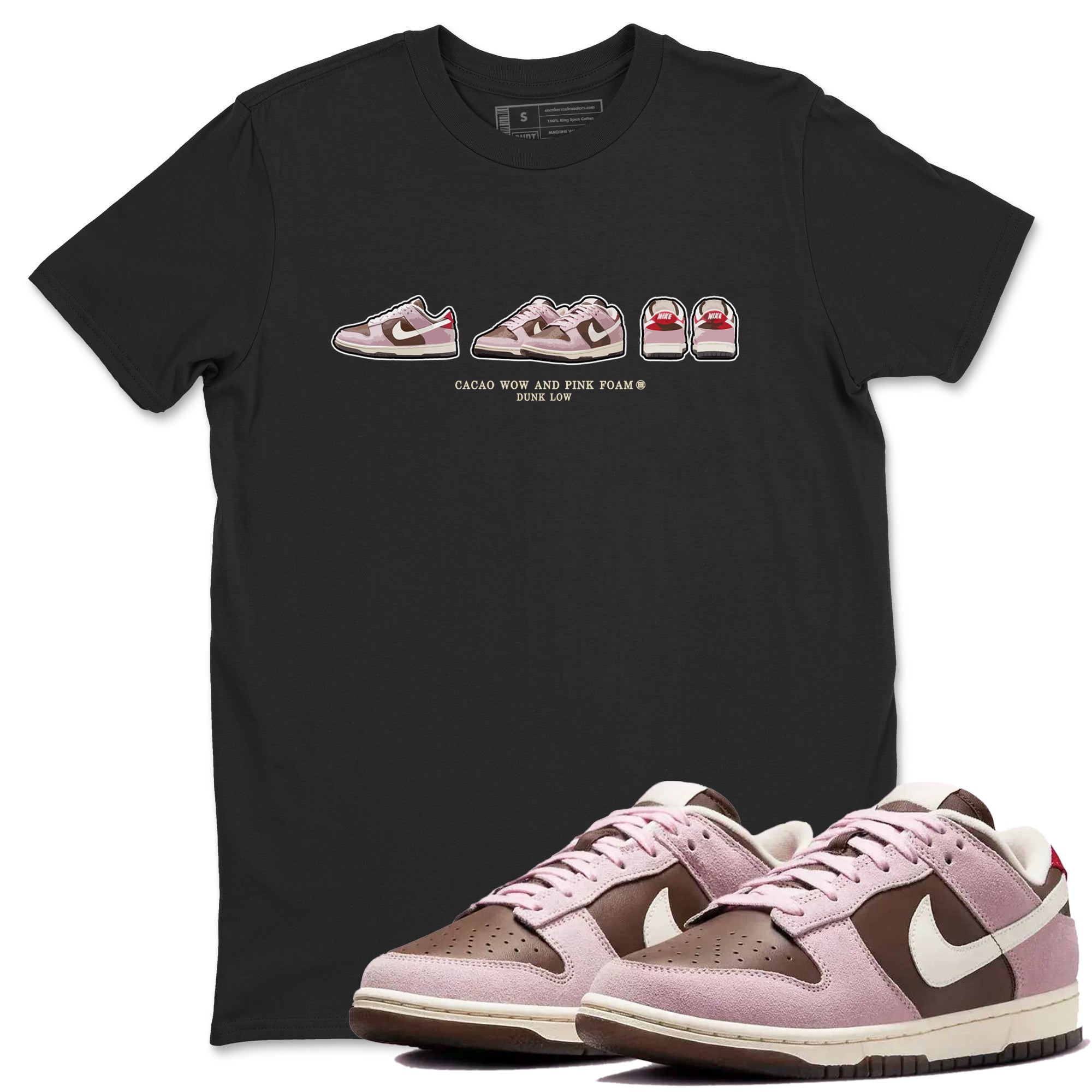 snkmatch Prelude snkmatch Tees - Dunk Cacao Wow And Pink Foam