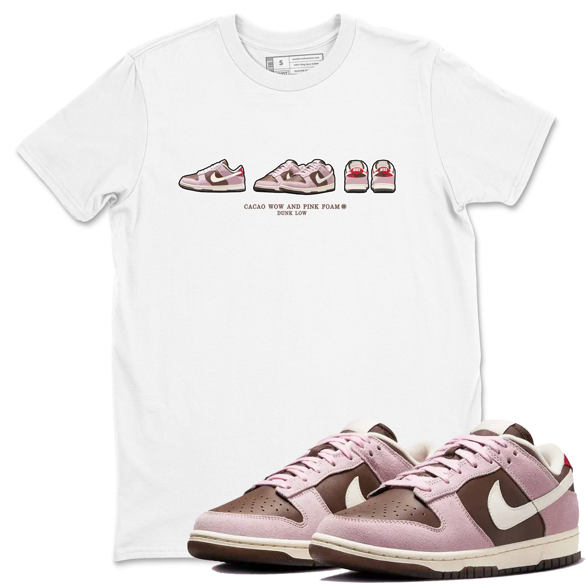 snkmatch Prelude snkmatch Tees - Dunk Cacao Wow And Pink Foam