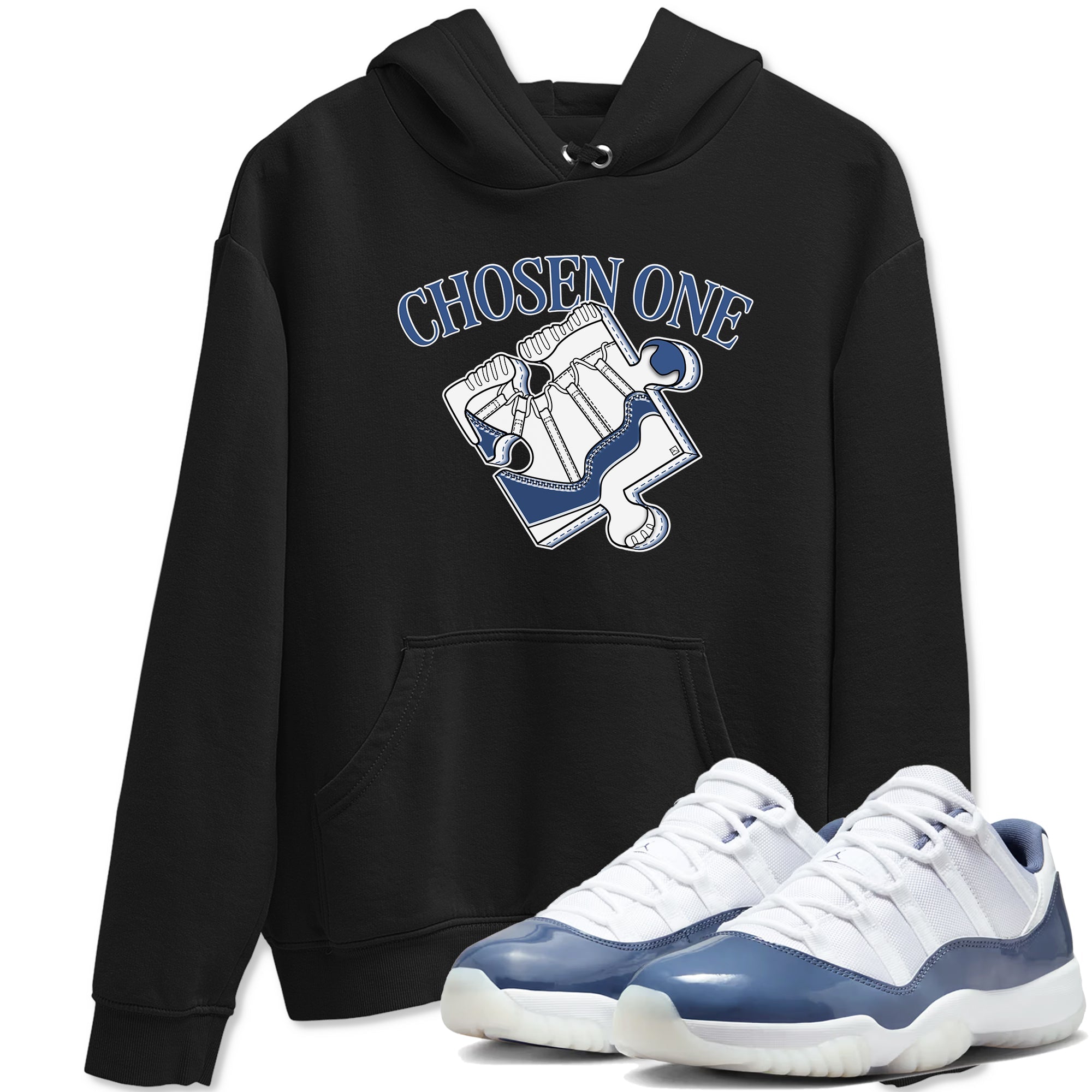 snkmatch Puzzle snkmatch Tees - Air Jordan 11 Diffused Blue