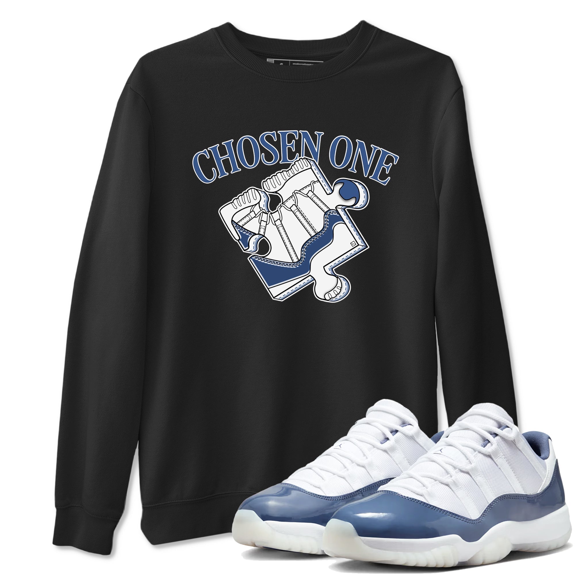 snkmatch Puzzle snkmatch Tees - Air Jordan 11 Diffused Blue