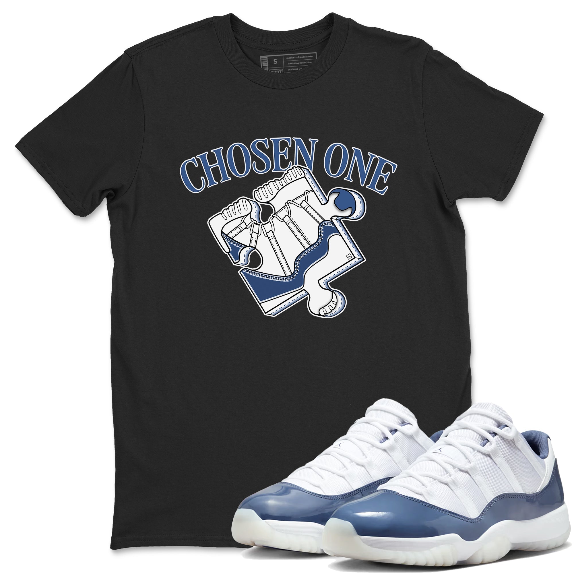 snkmatch Puzzle snkmatch Tees - Air Jordan 11 Diffused Blue