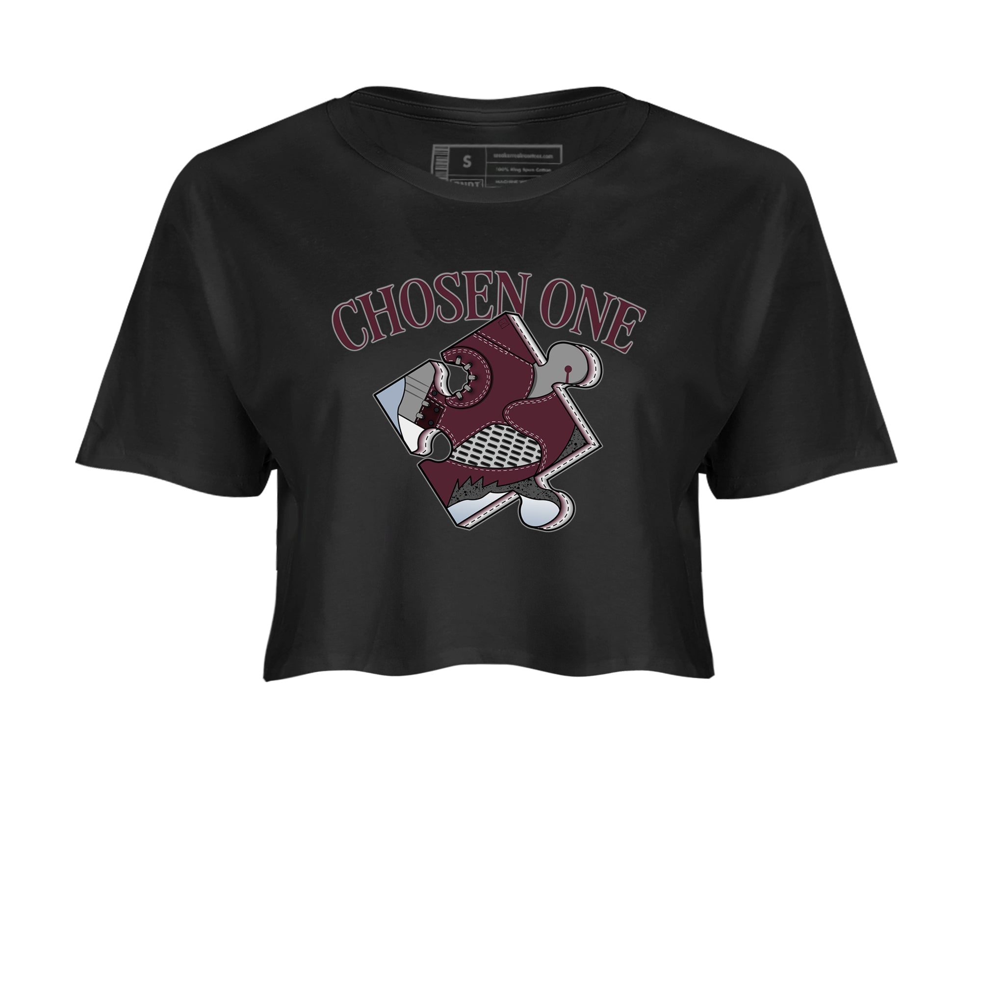 snkmatch Puzzle snkmatch Women's Top - Air Jordan 5 Burgundy