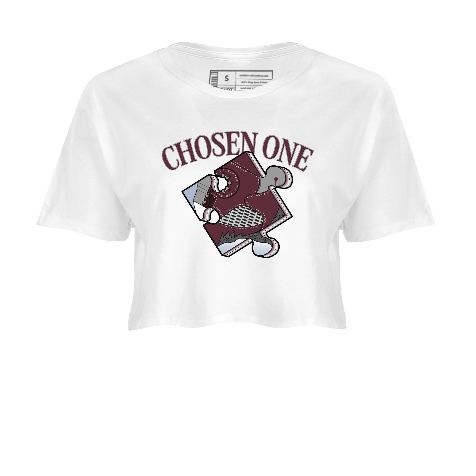 snkmatch Puzzle snkmatch Women's Top - Air Jordan 5 Burgundy