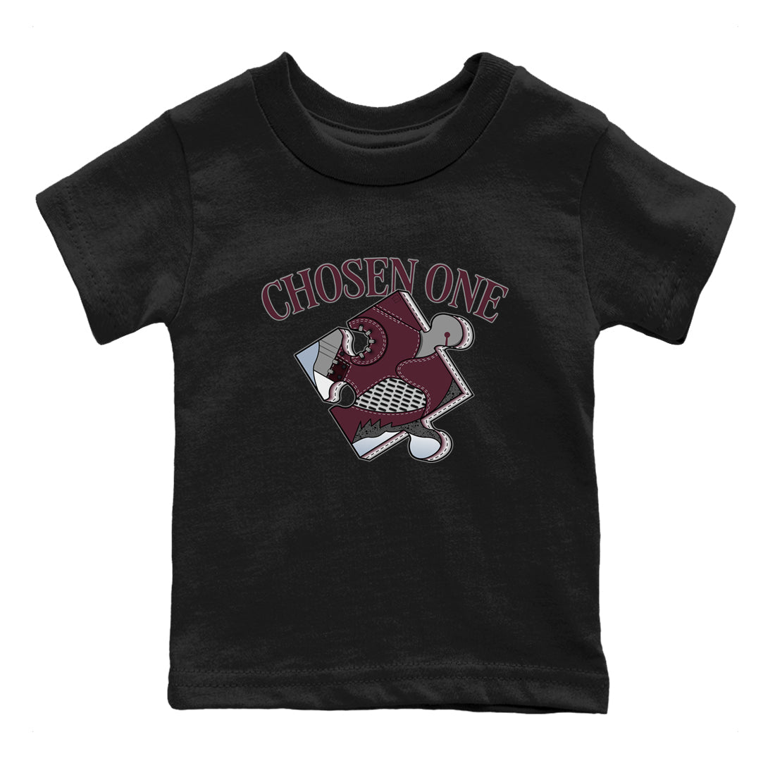 snkmatch Puzzle snkmatch Tee Kids - Air Jordan 5 Burgundy