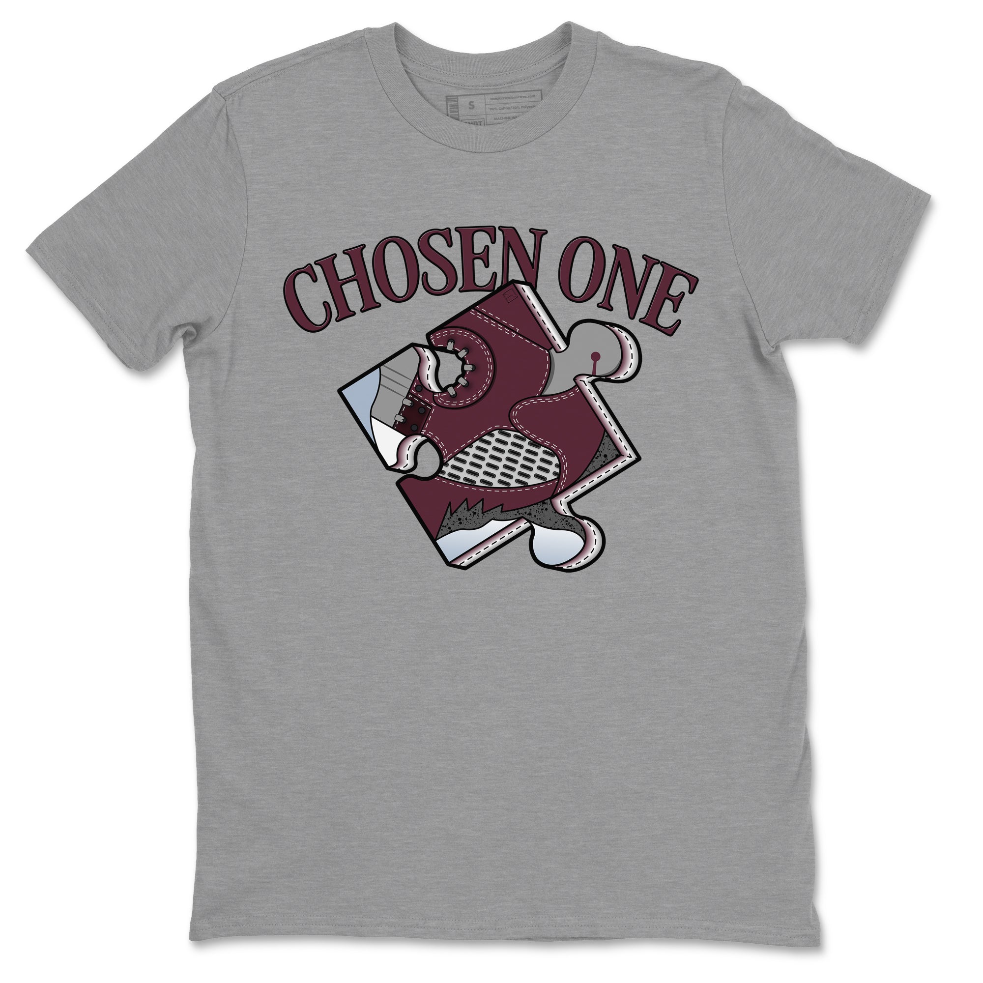 snkmatch Puzzle snkmatch Tee - Air Jordan 5 Burgundy
