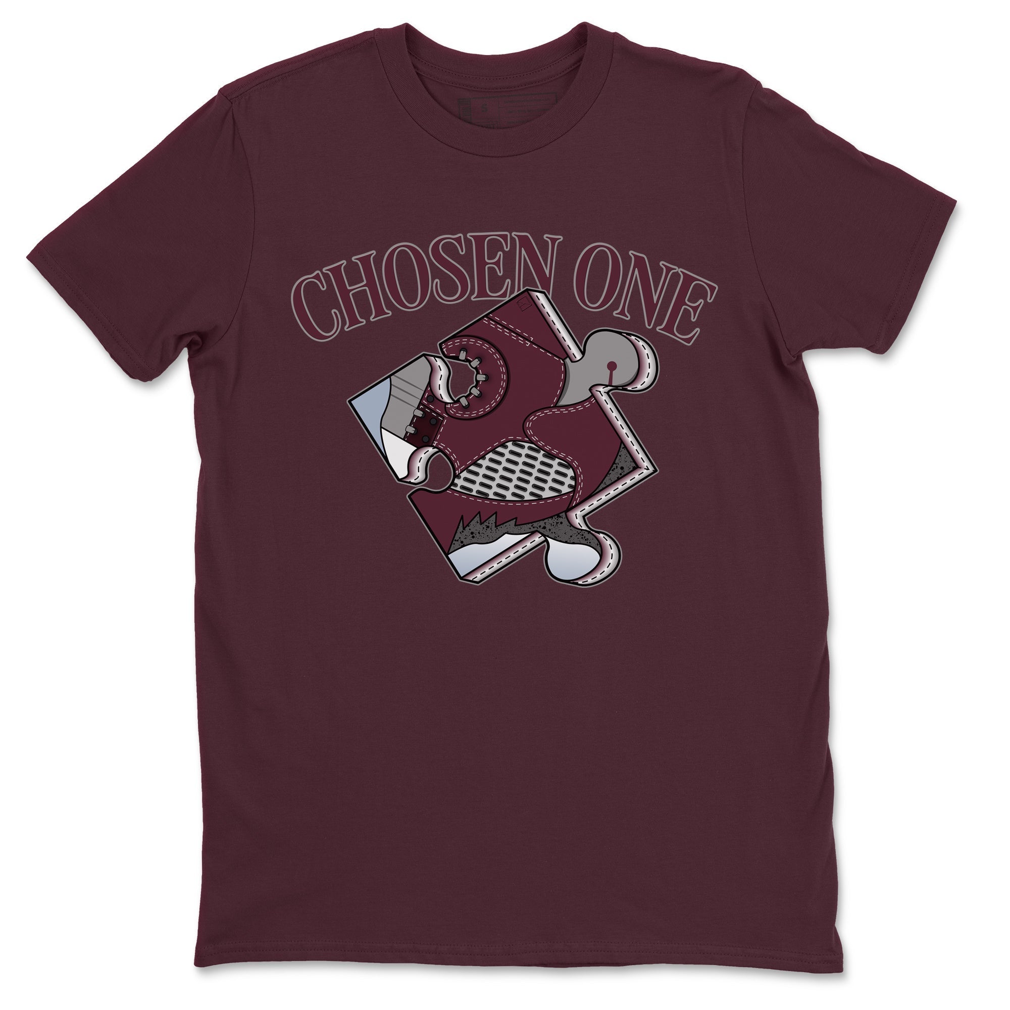 snkmatch Puzzle snkmatch Tee - Air Jordan 5 Burgundy