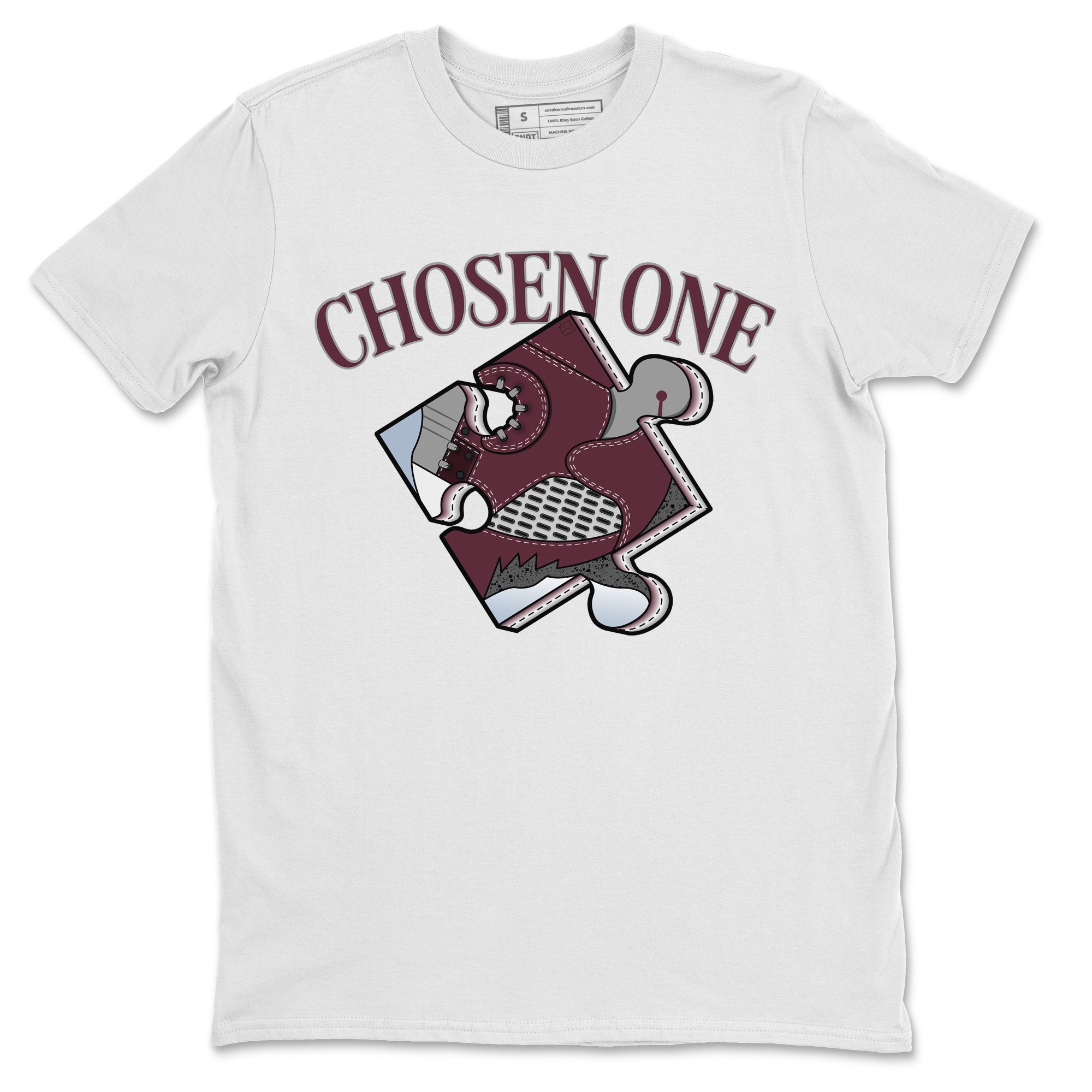 snkmatch Puzzle snkmatch Tee - Air Jordan 5 Burgundy