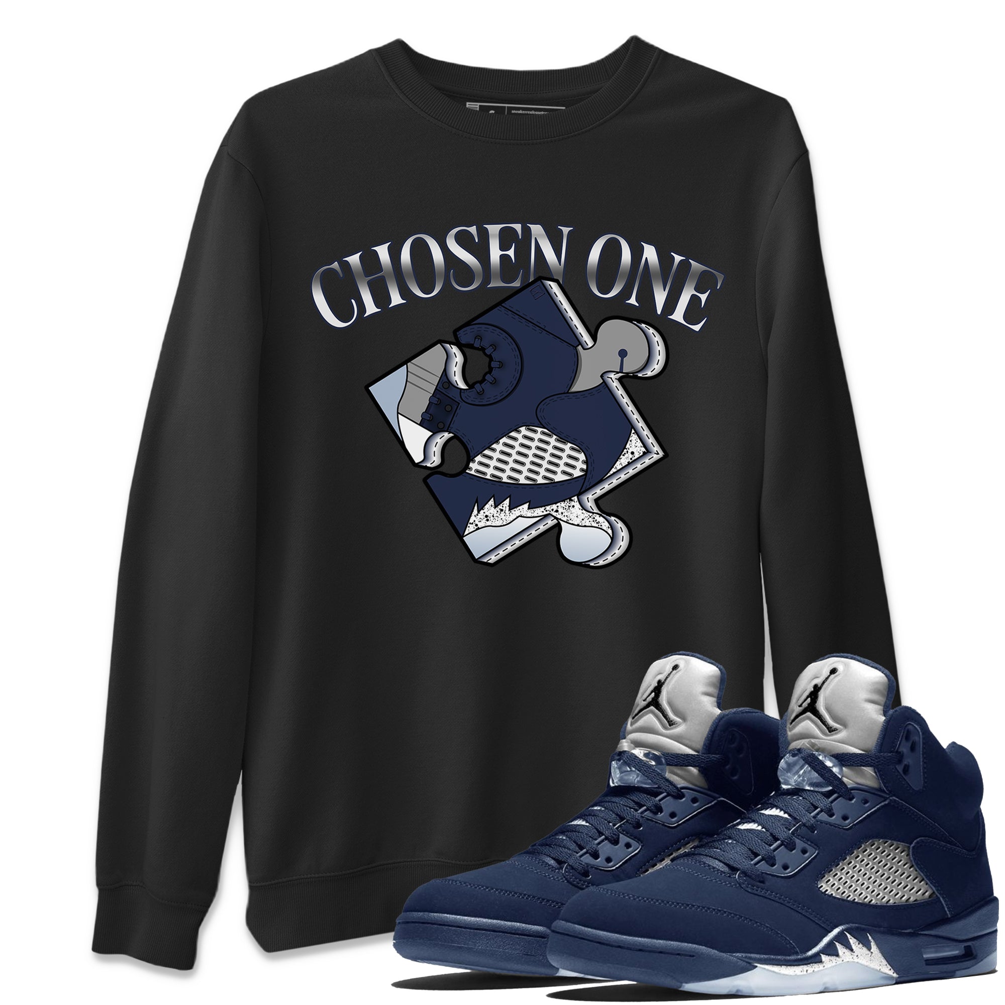 snkmatch Puzzle snkmatch Tee - Air Jordan 5 Georgetown
