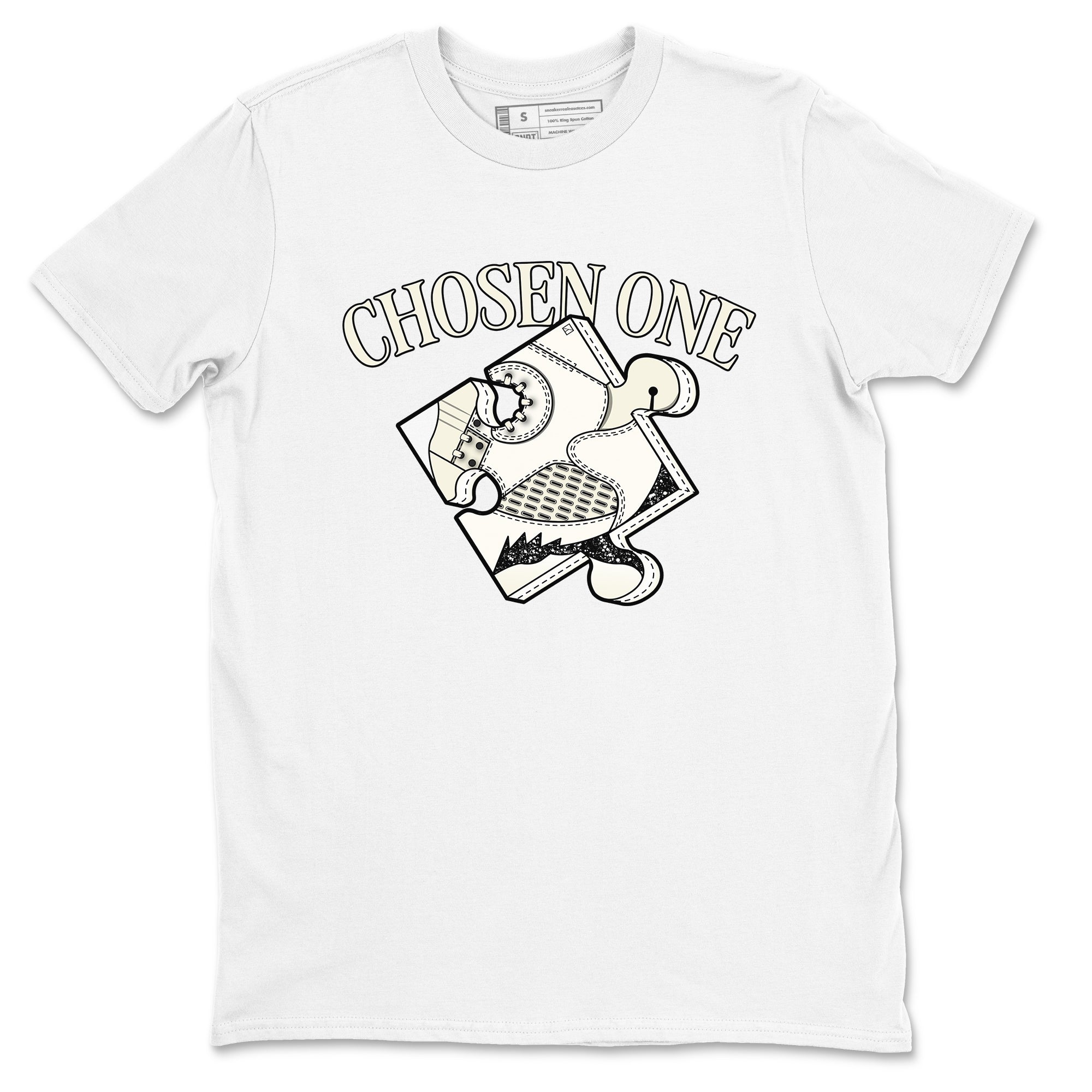 snkmatch Puzzle snkmatch Tees - Air Jordan 5 Sail