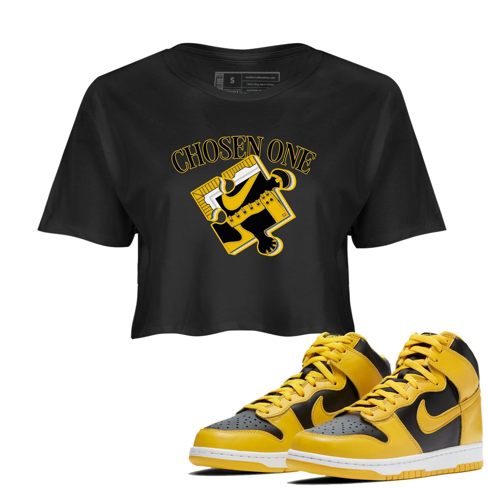 snkmatch Puzzle snkmatch Women's Top - Dunk High Pollen