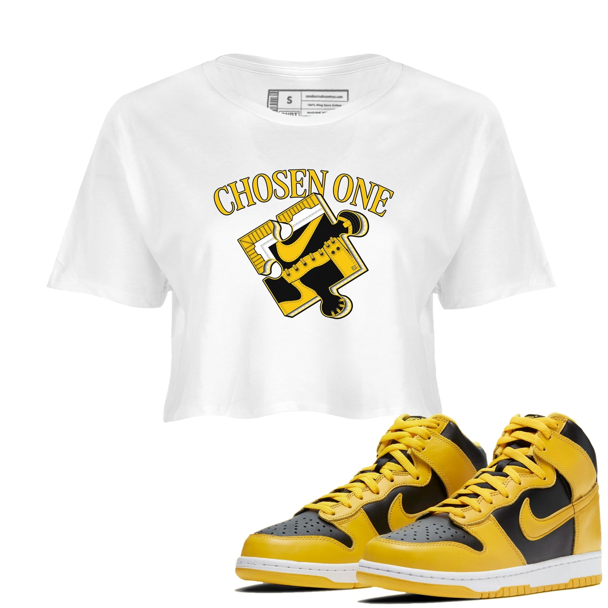 snkmatch Puzzle snkmatch Women's Top - Dunk High Pollen