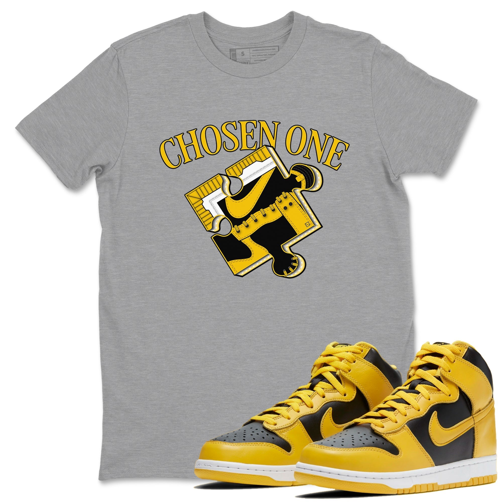 snkmatch Puzzle snkmatch Tees - Dunk High Pollen