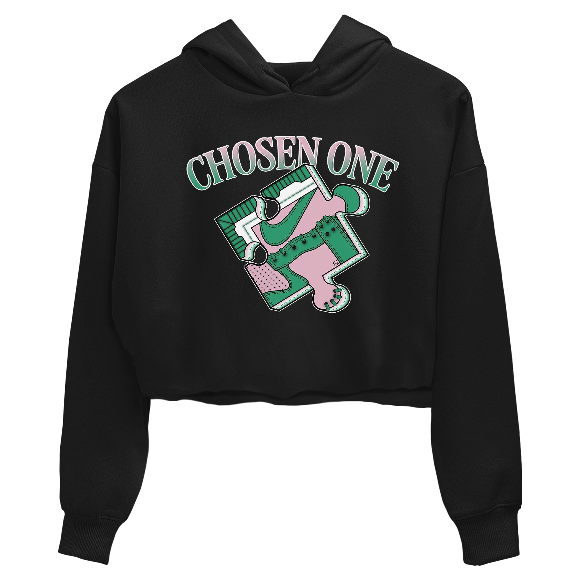 snkmatch Puzzle snkmatch Women's Top - Dunk Medium Soft Pink Malachite
