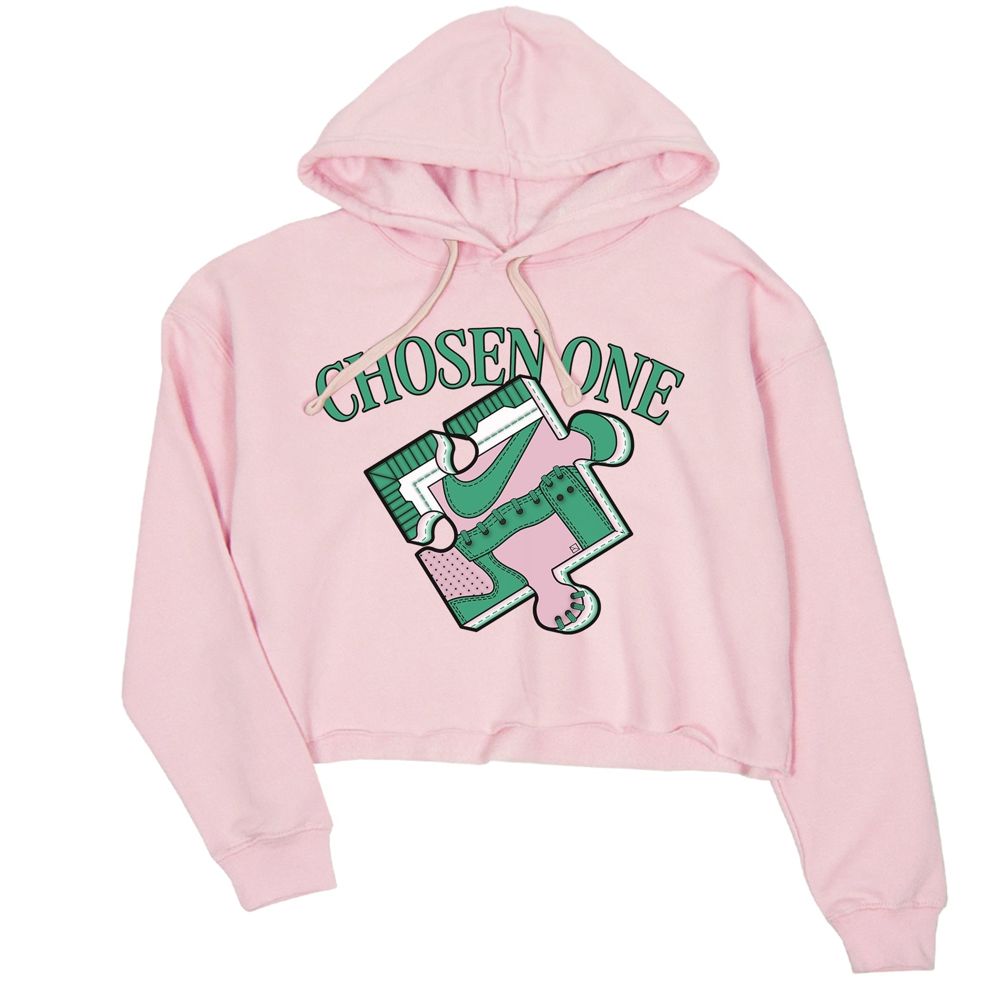 snkmatch Puzzle snkmatch Women's Top - Dunk Medium Soft Pink Malachite