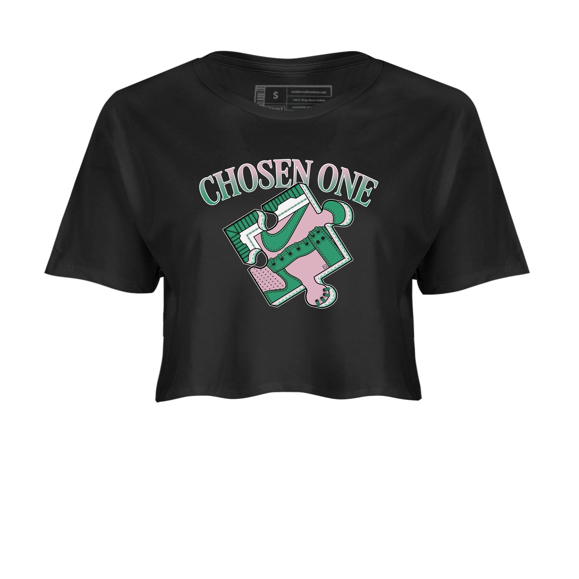 snkmatch Puzzle snkmatch Women's Top - Dunk Medium Soft Pink Malachite