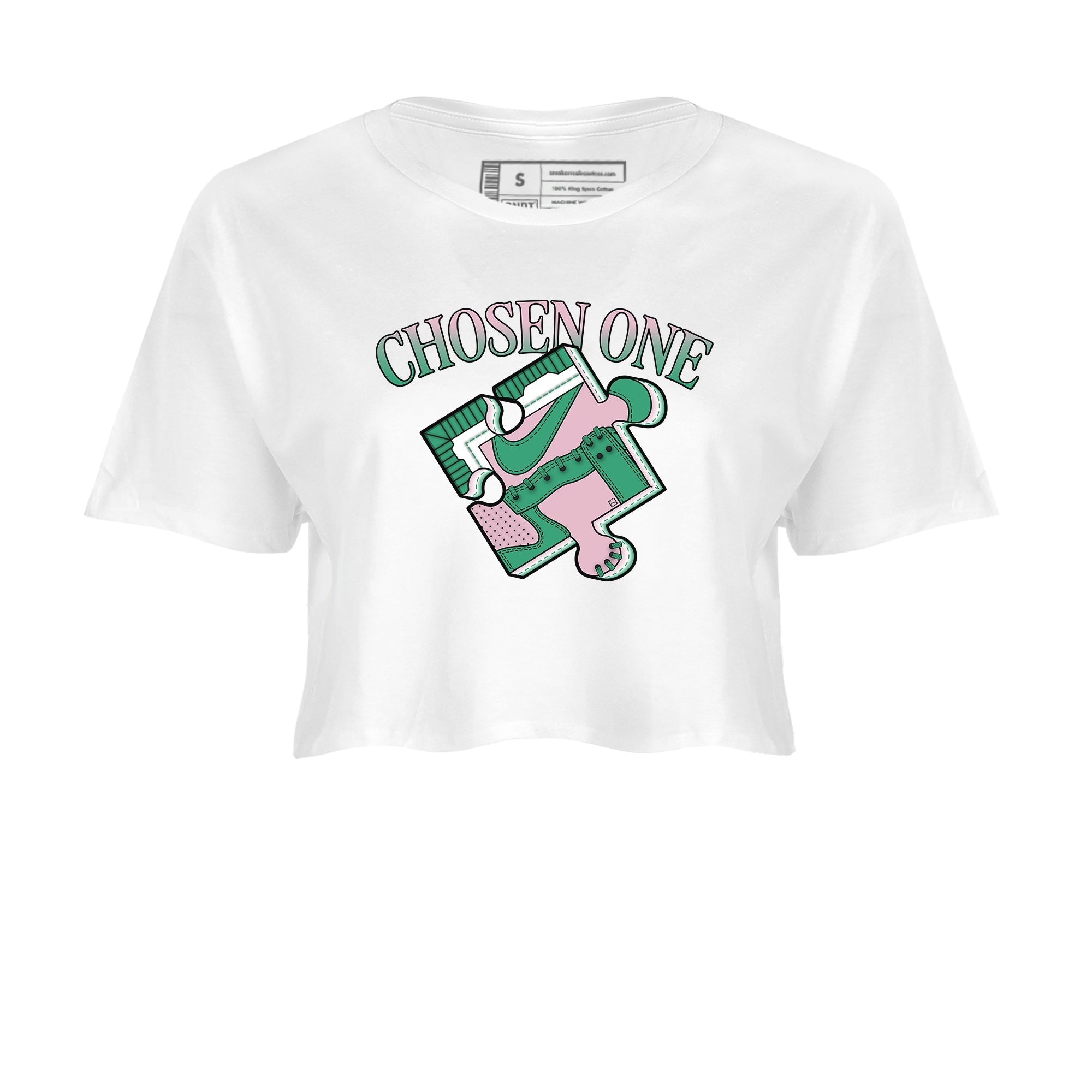 snkmatch Puzzle snkmatch Women's Top - Dunk Medium Soft Pink Malachite