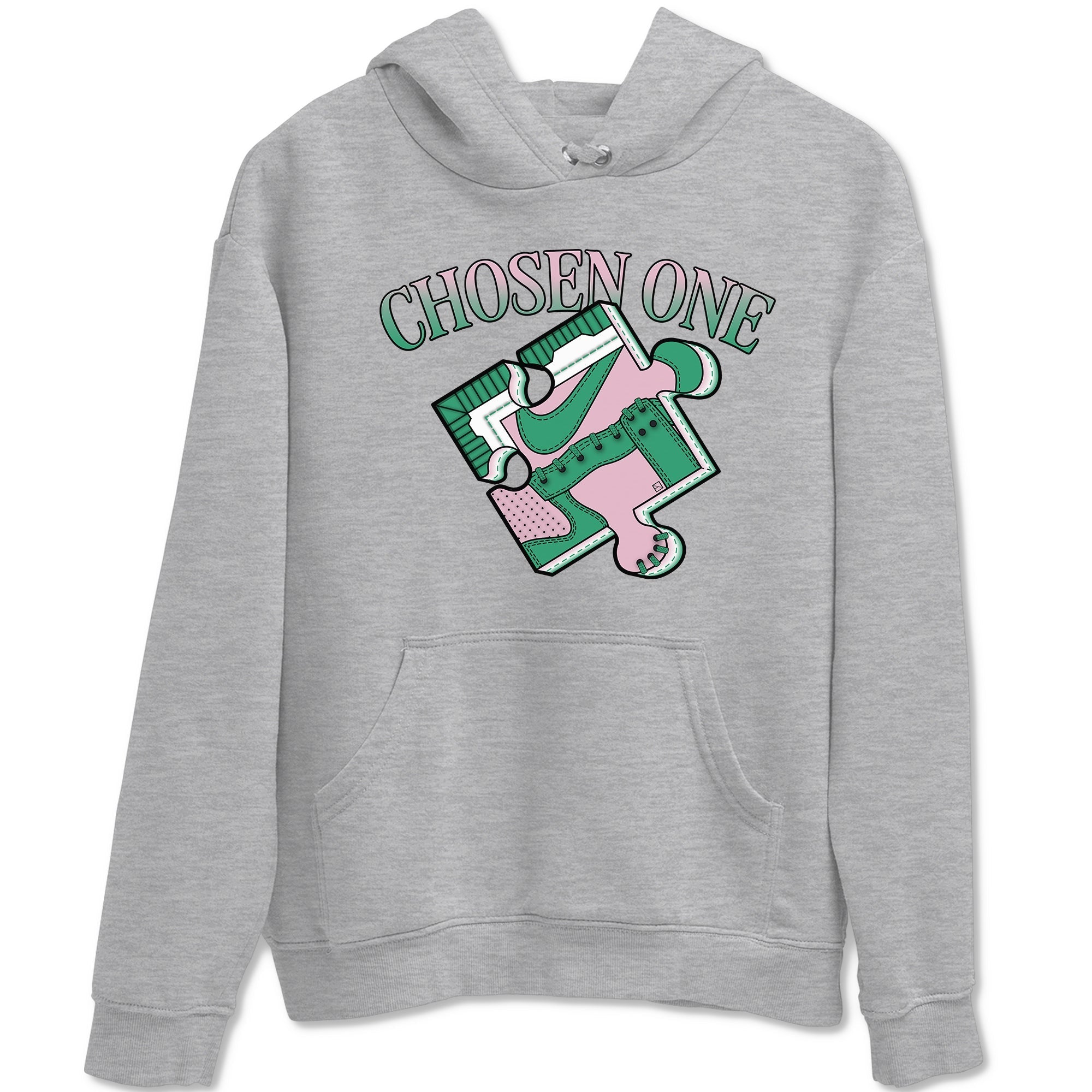 snkmatch Puzzle snkmatch Tees - Dunk Medium Soft Pink Malachite