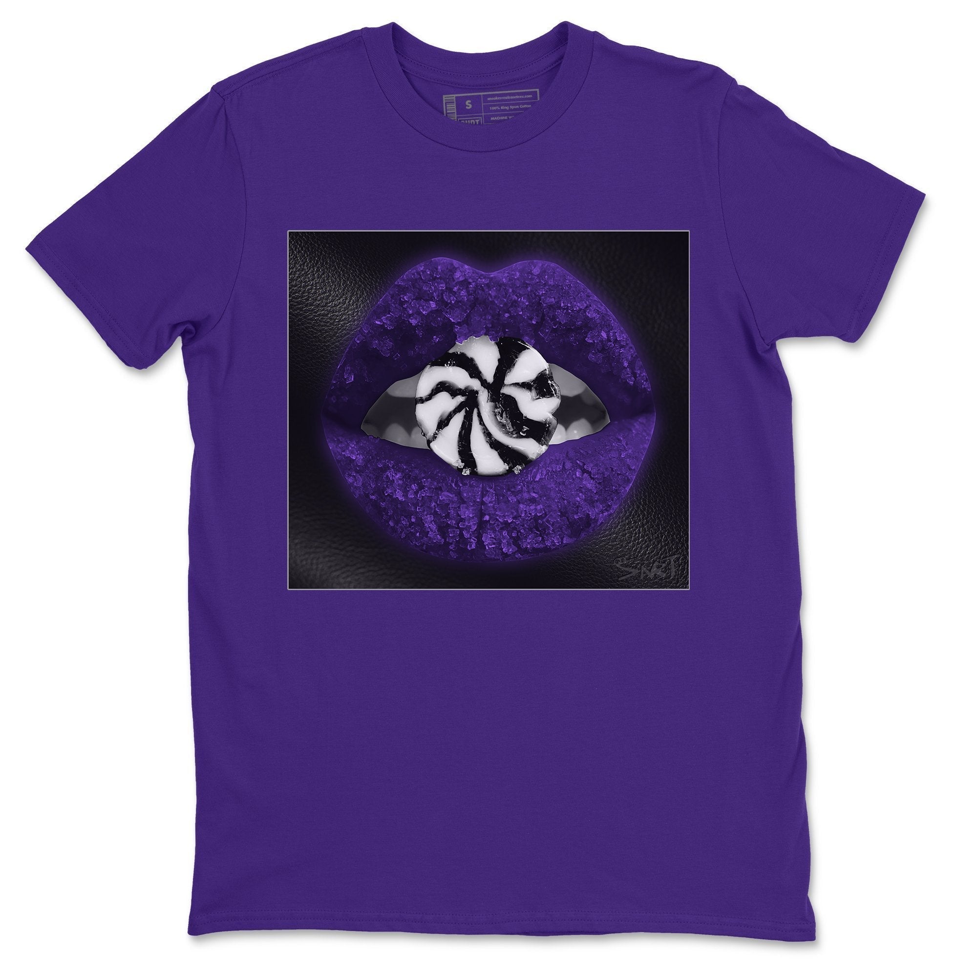 Lips Candy Unisex Tops - Air Jordan 1 Court Purple