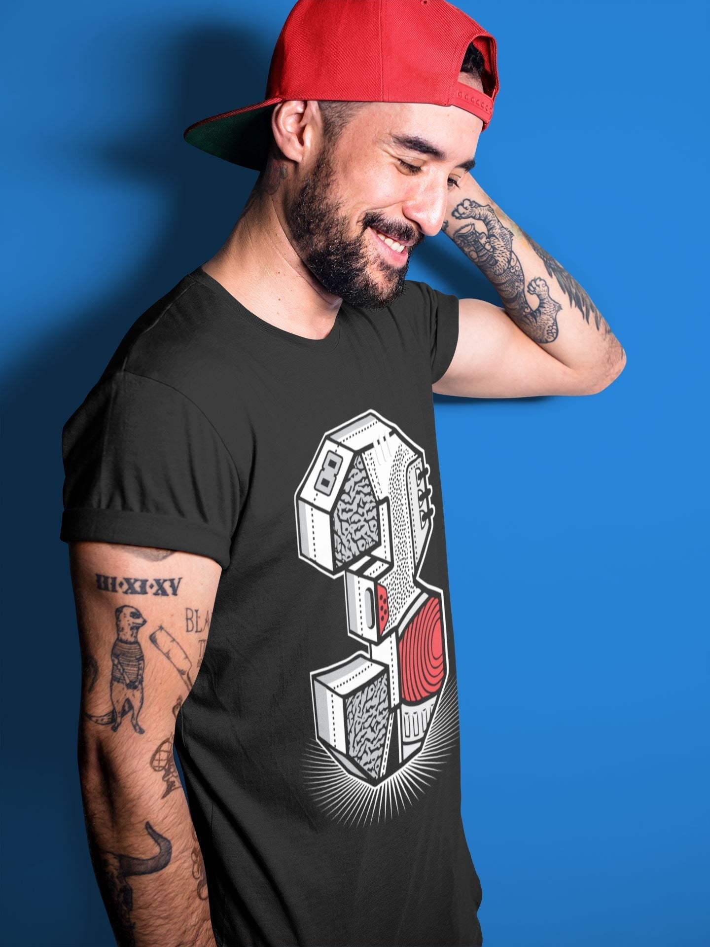 Three Statue Unisex Tops - Air Jordan 3 White Cement