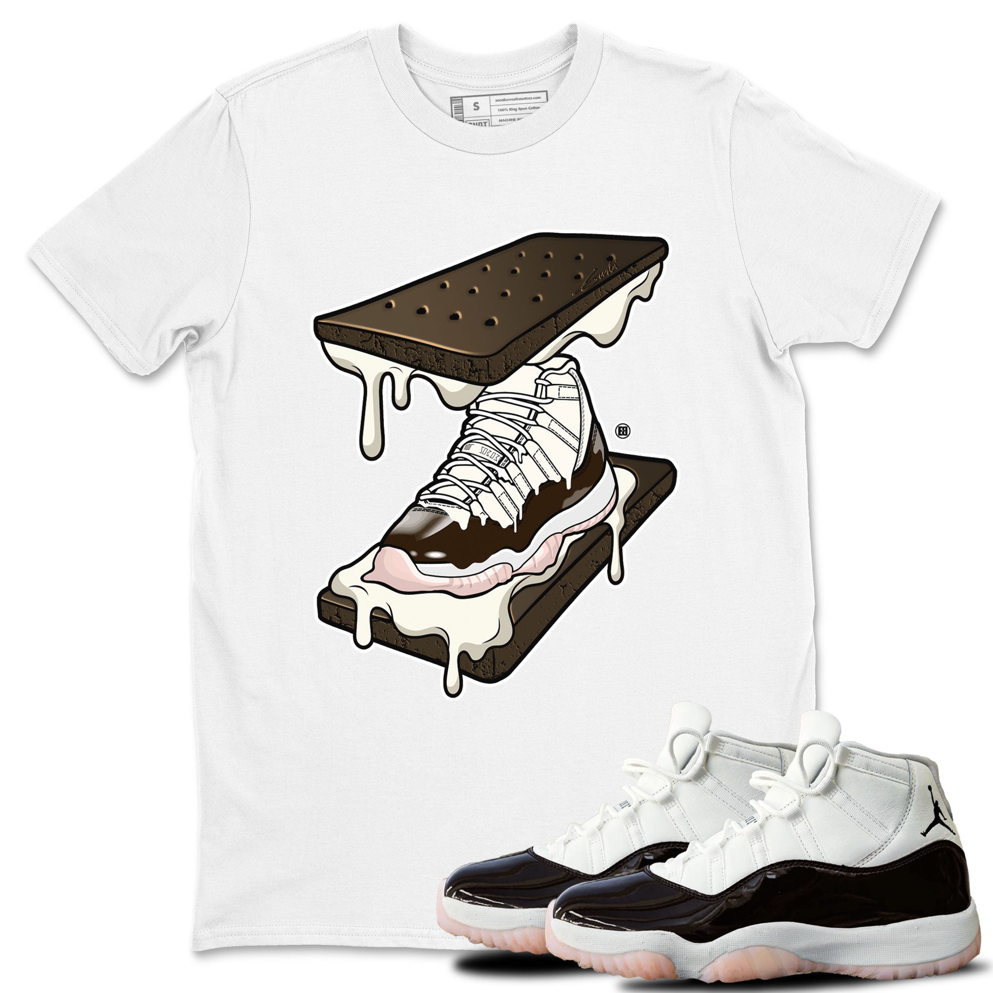 snkmatch Sandwich snkmatch Tee - Air Jordan 11 Neapolitan