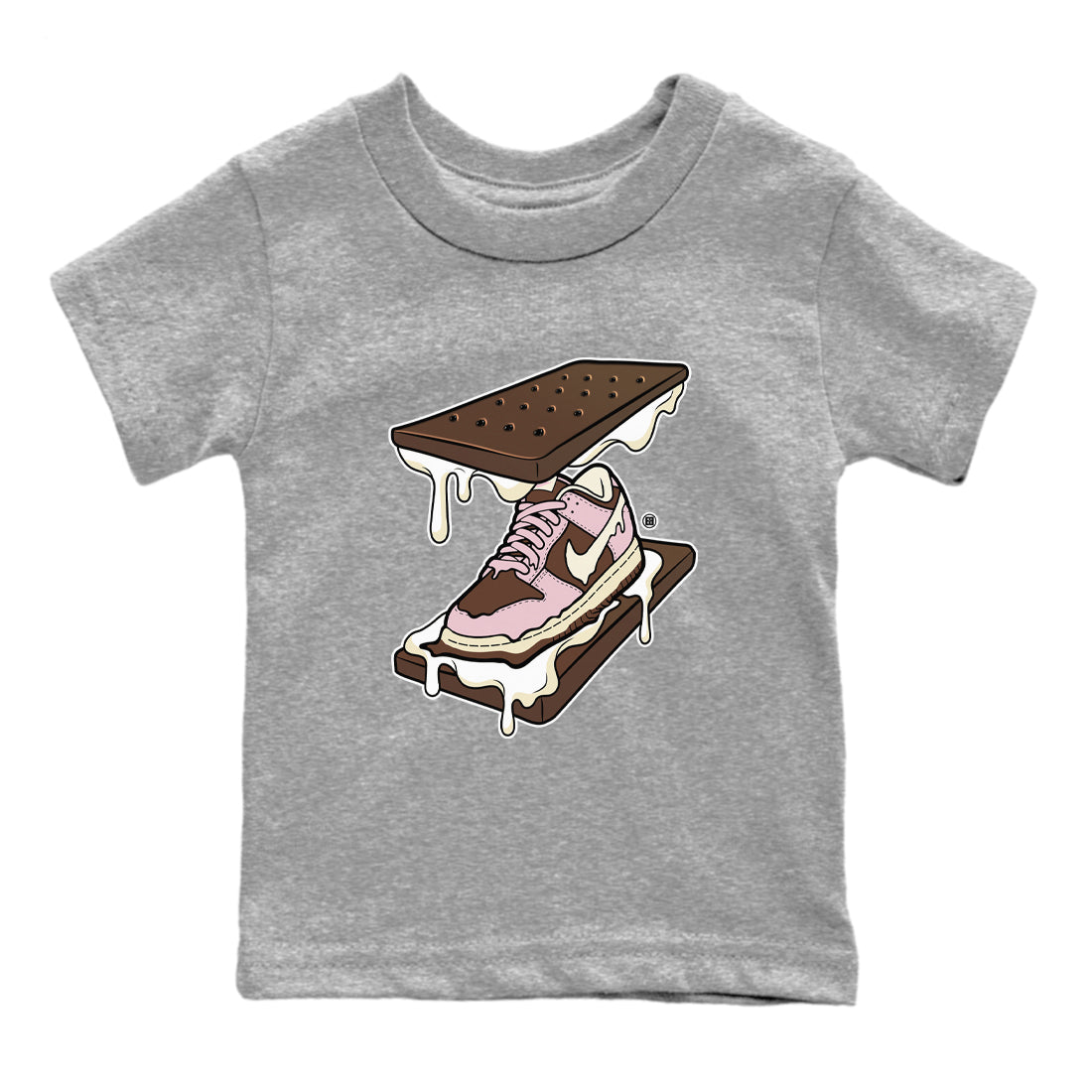 snkmatch Sandwich snkmatch Tees Kids - Dunk Cacao Wow And Pink Foam