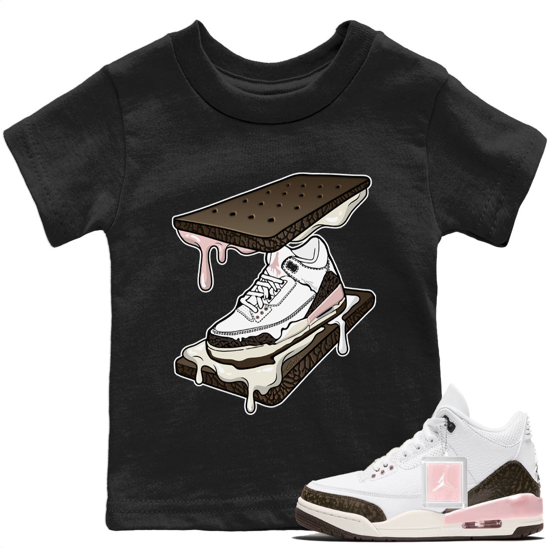 snkmatch Sandwich Kids Tops - Air Jordan 3 Atmosphere