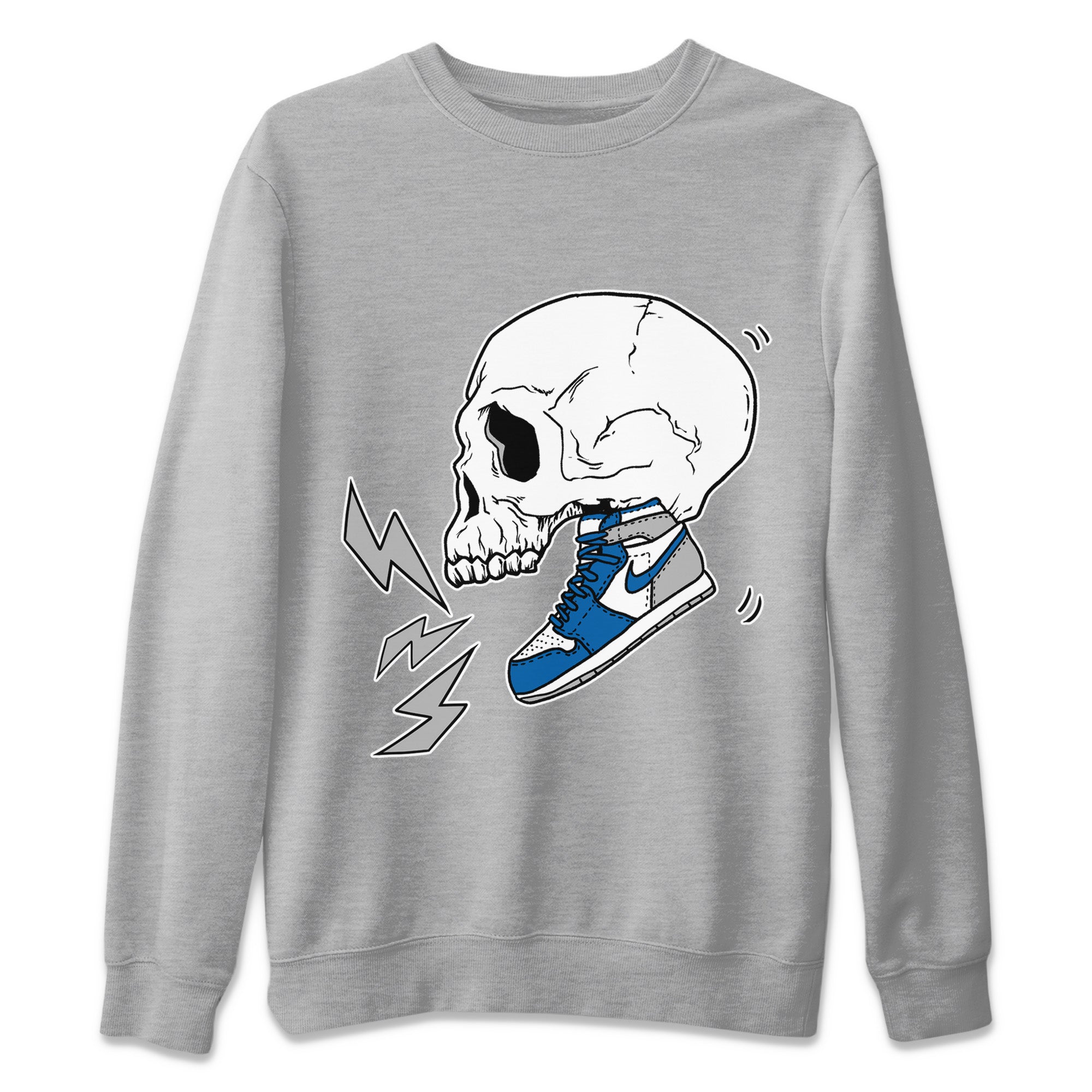 snkmatch Skull Unisex Tops - Air Jordan 1 True Blue