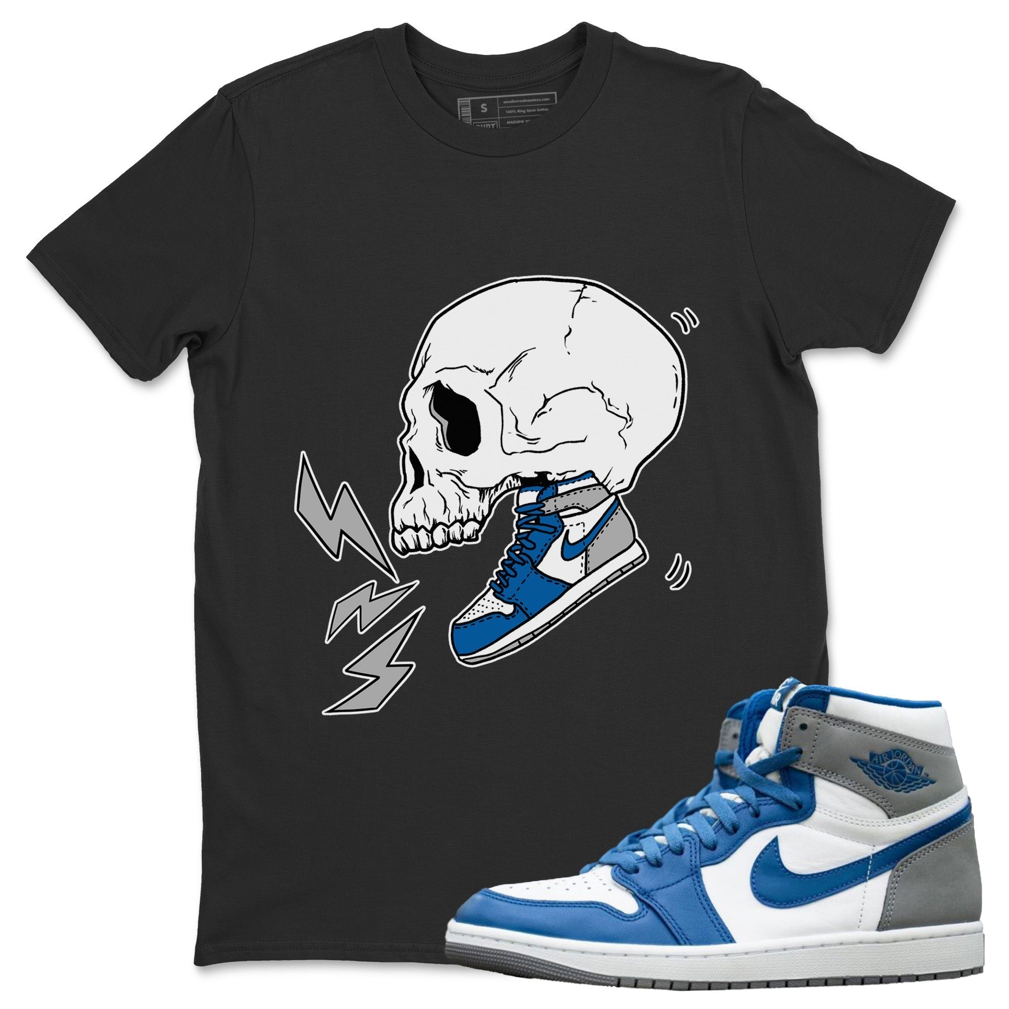 snkmatch Skull Unisex Tops - Air Jordan 1 True Blue