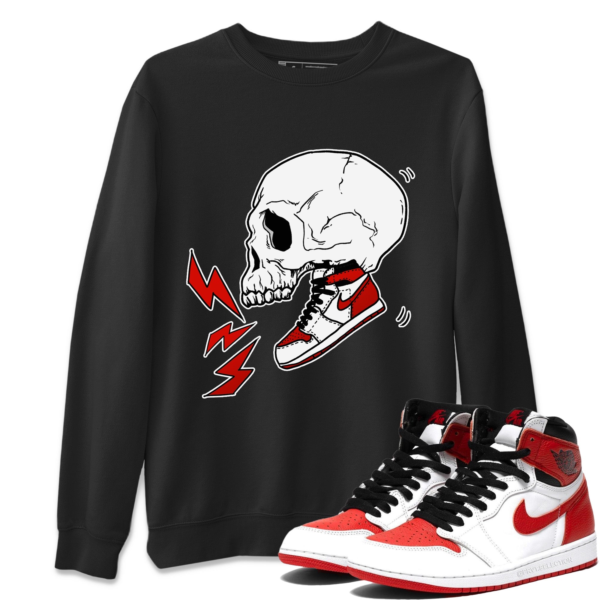 snkmatch Skull Unisex Tops - Air Jordan 1 Heritage