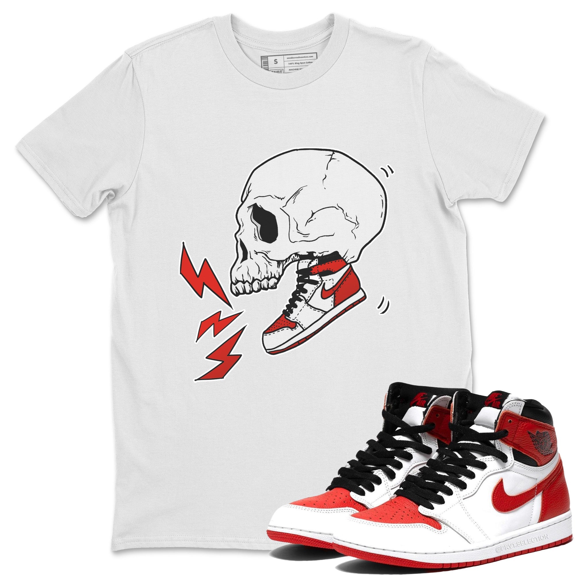 snkmatch Skull Unisex Tops - Air Jordan 1 Heritage