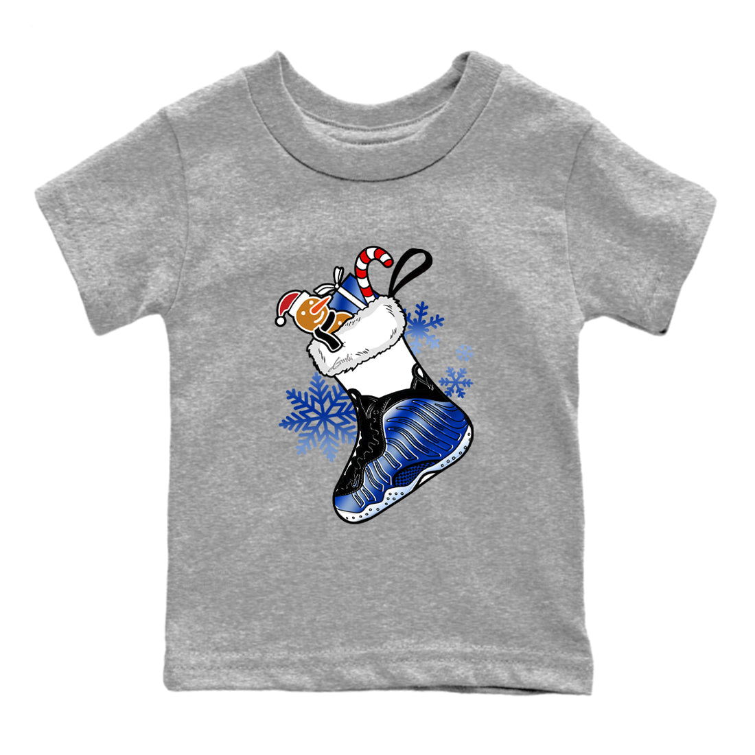 snkmatch Stocking snkmatch Tees Kids - Air Foamposite One Royal