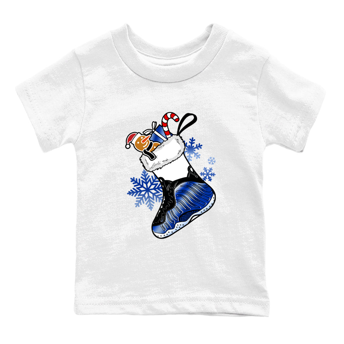 snkmatch Stocking snkmatch Tees Kids - Air Foamposite One Royal