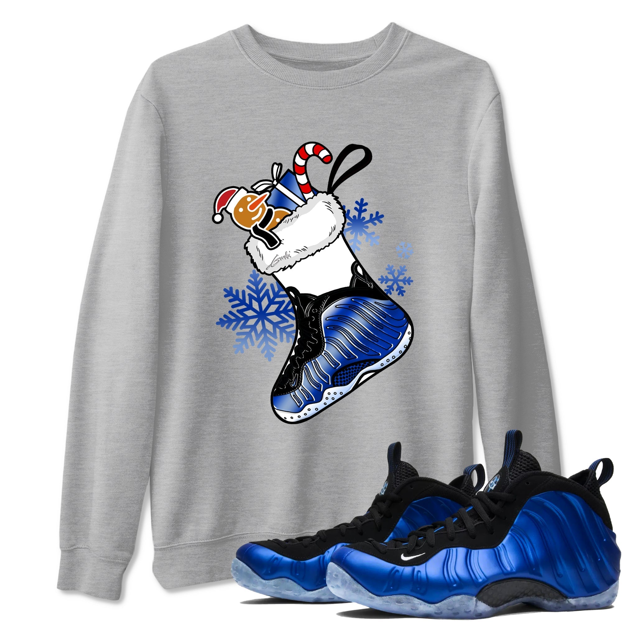 snkmatch Stocking snkmatch Tees - Air Foamposite One Royal