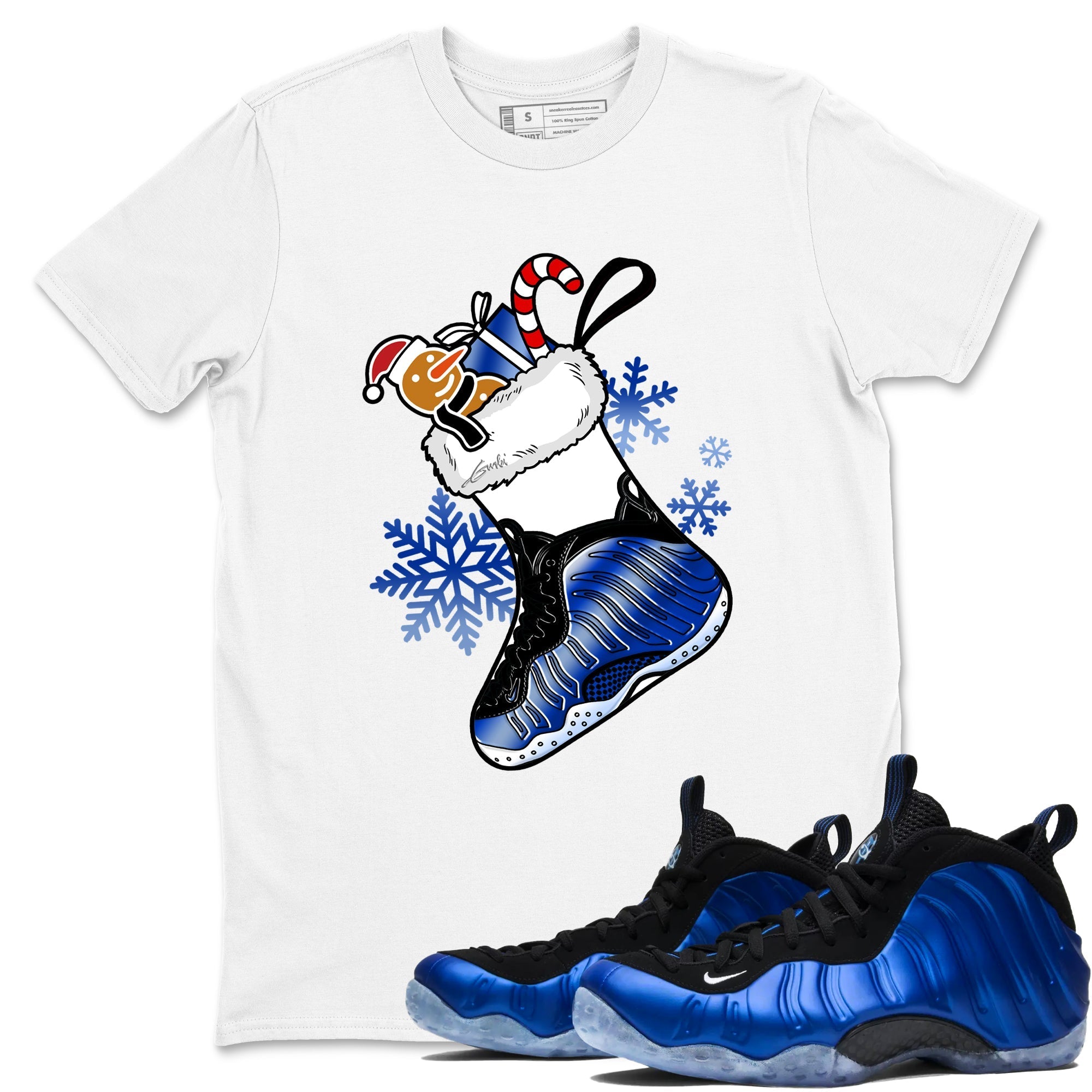 snkmatch Stocking snkmatch Tees - Air Foamposite One Royal