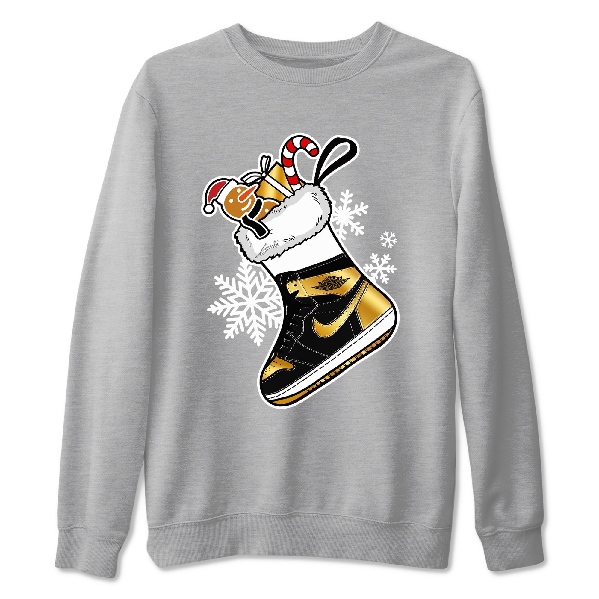 snkmatch Stocking snkmatch Tees - Air Jordan 1 Black Metallic Gold