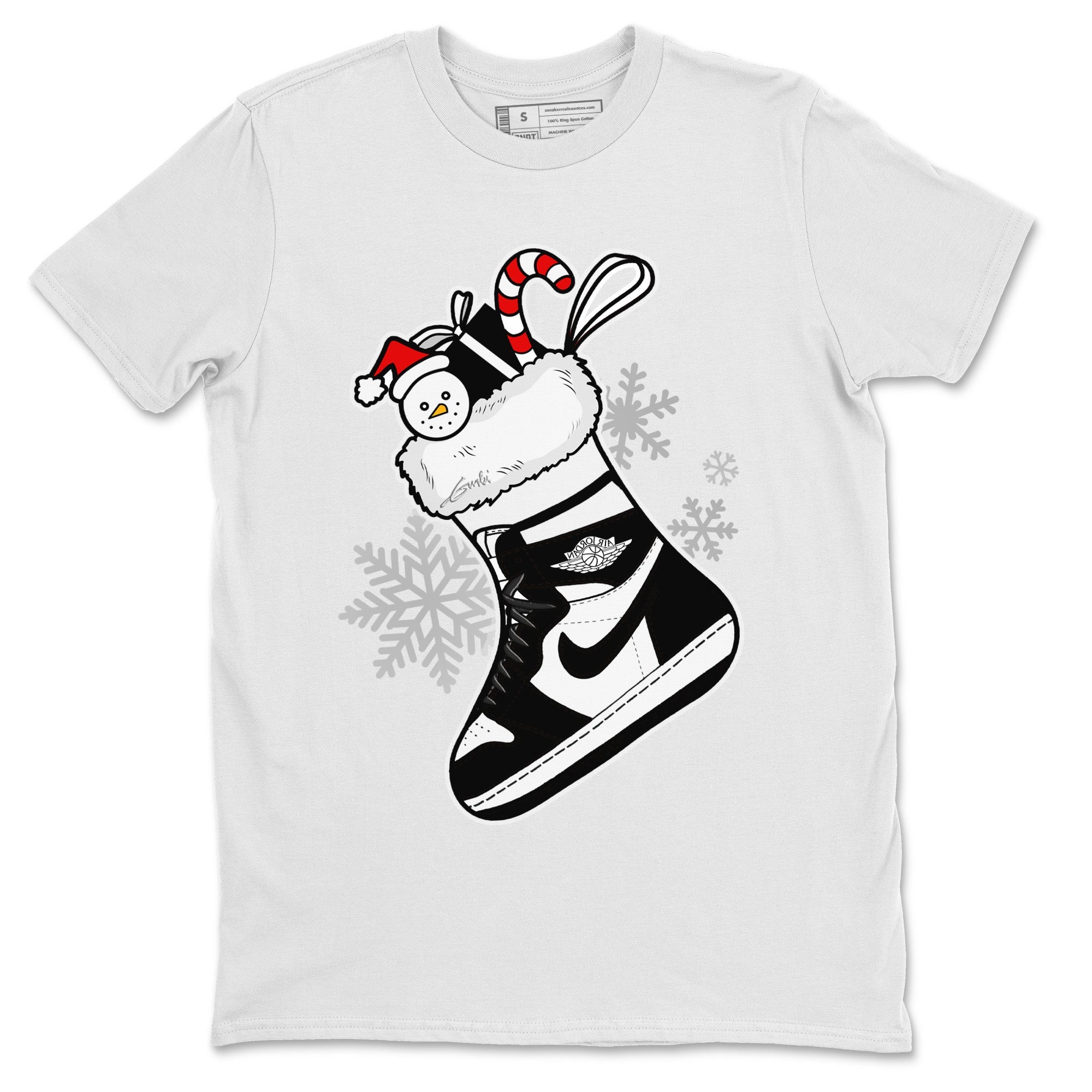 snkmatch Stocking Unisex Tops - Air Jordan 1 Black White