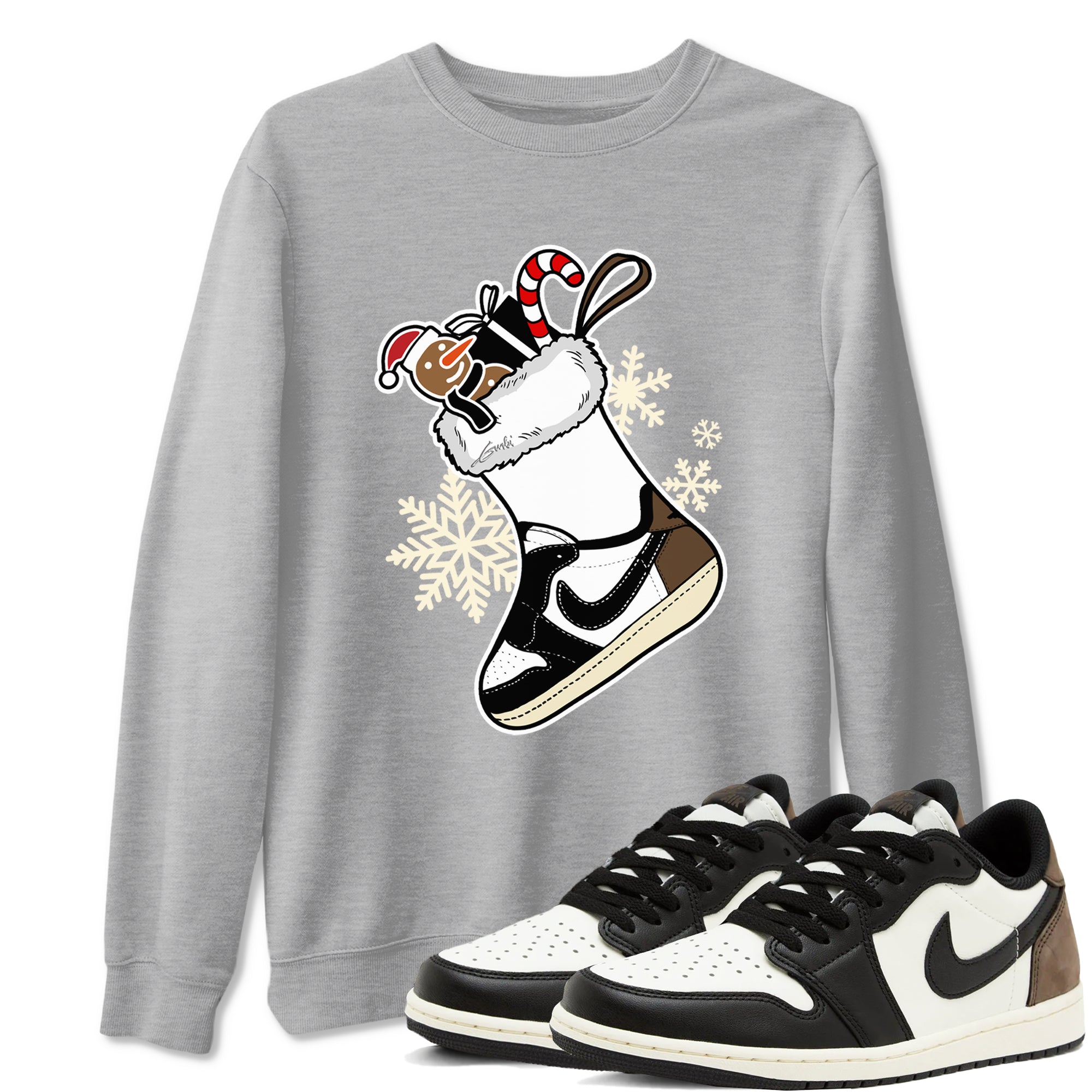 snkmatch Stocking snkmatch Tees - Air Jordan 1 Mocha