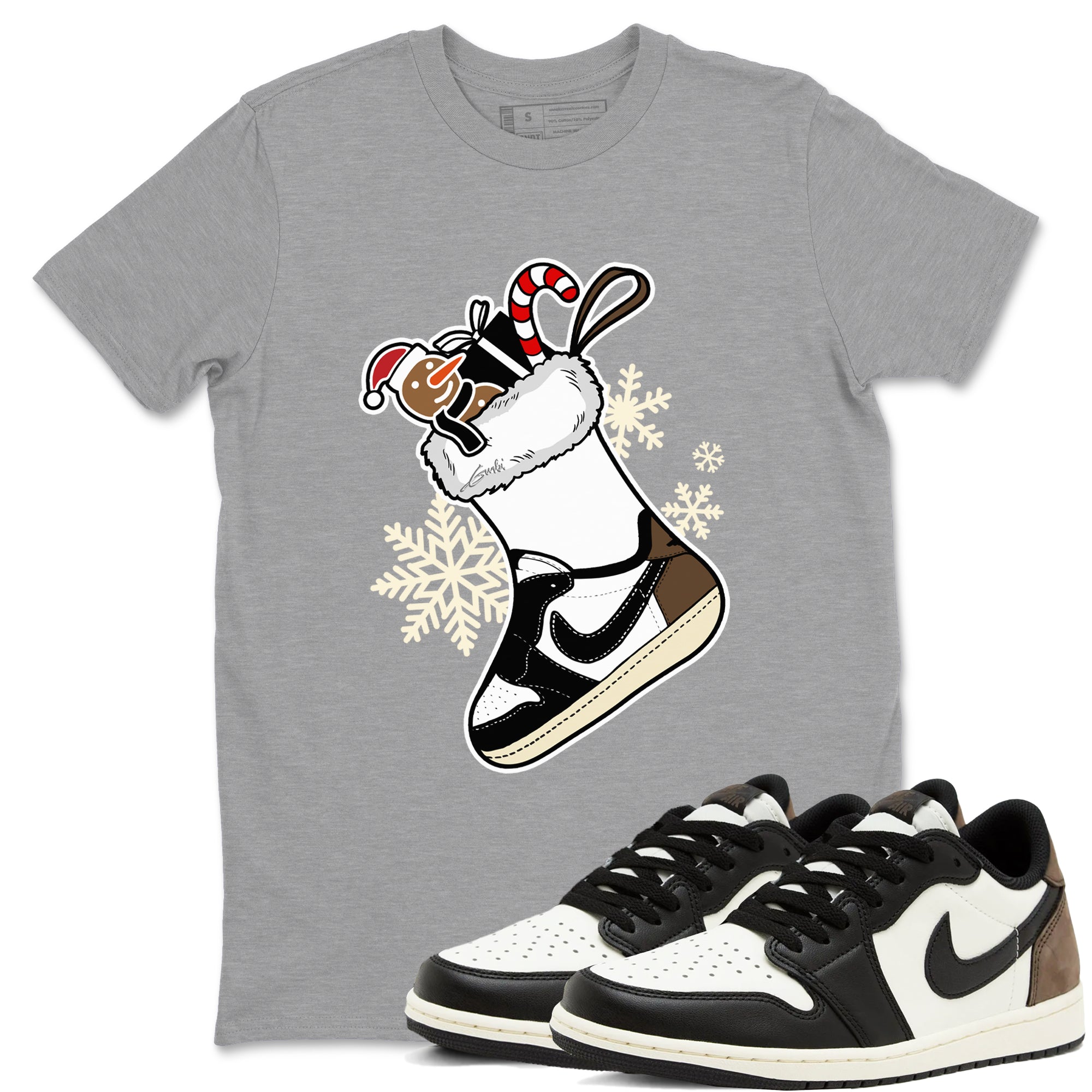 snkmatch Stocking snkmatch Tees - Air Jordan 1 Mocha