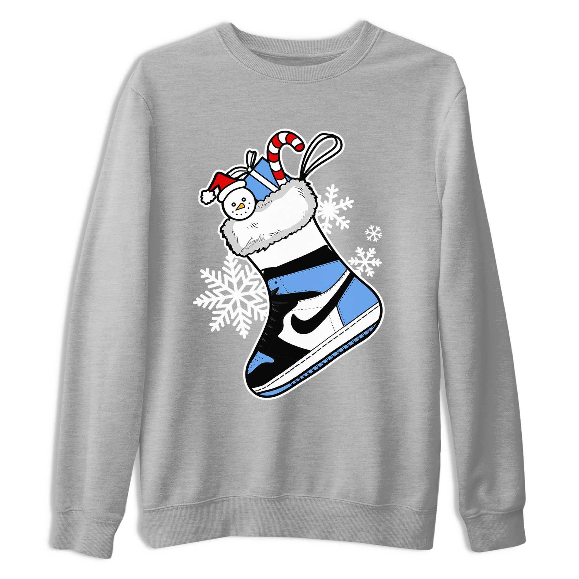 snkmatch Stocking snkmatch Tee - Air Jordan 1 UNC Toe