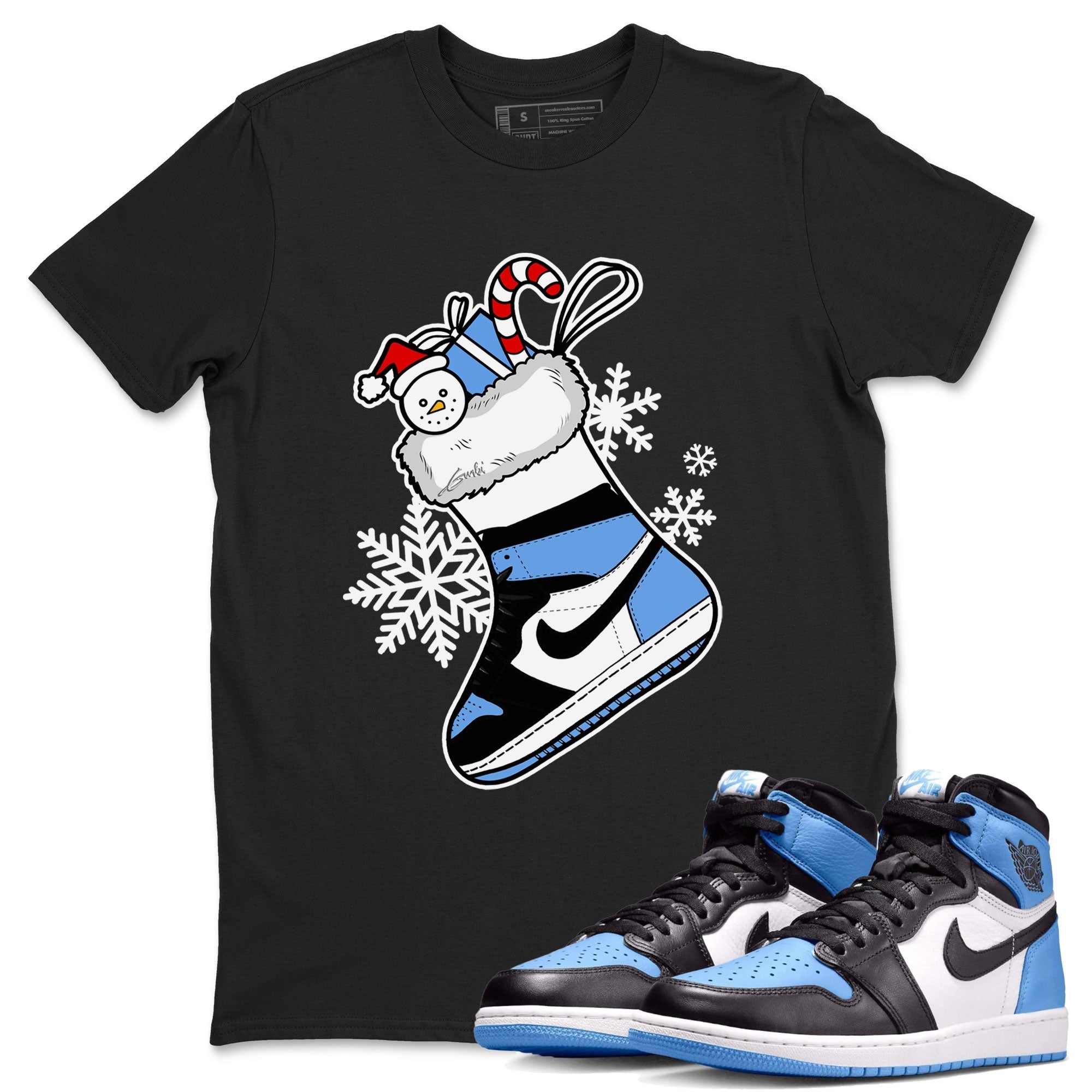 snkmatch Stocking snkmatch Tee - Air Jordan 1 UNC Toe