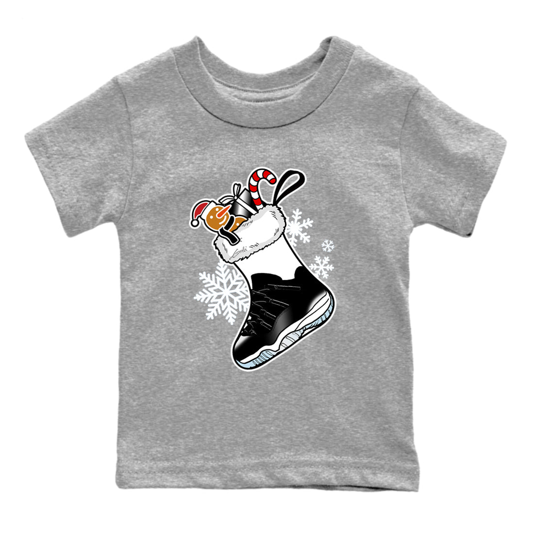snkmatch Stocking snkmatch Tees Kids - Air Jordan 11 Black And Varsity Royal